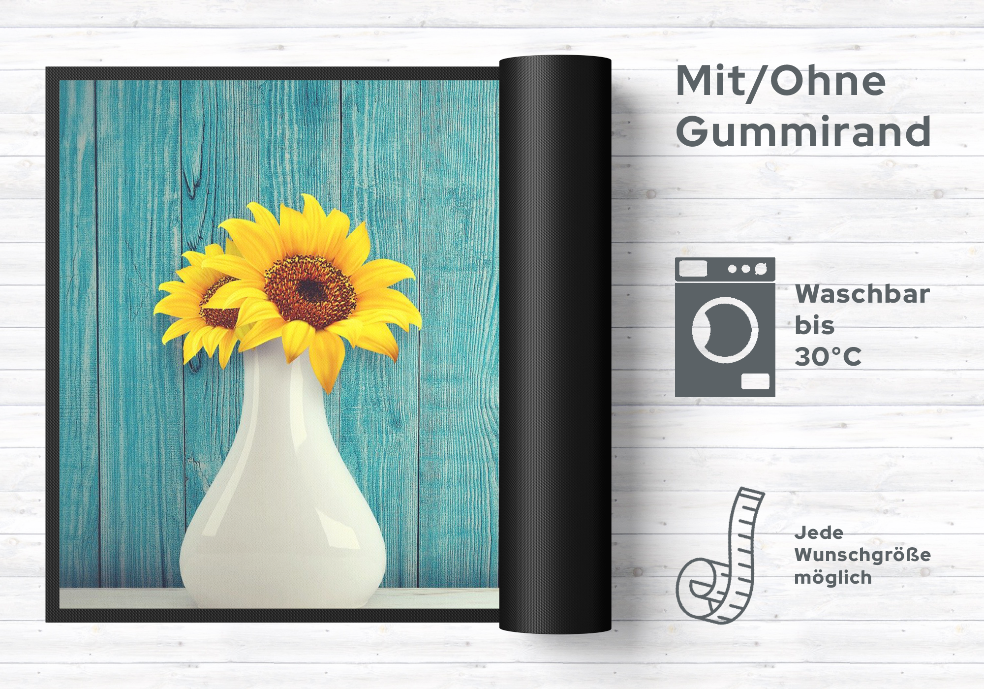 Fussmatte Blumenstrauß 10661