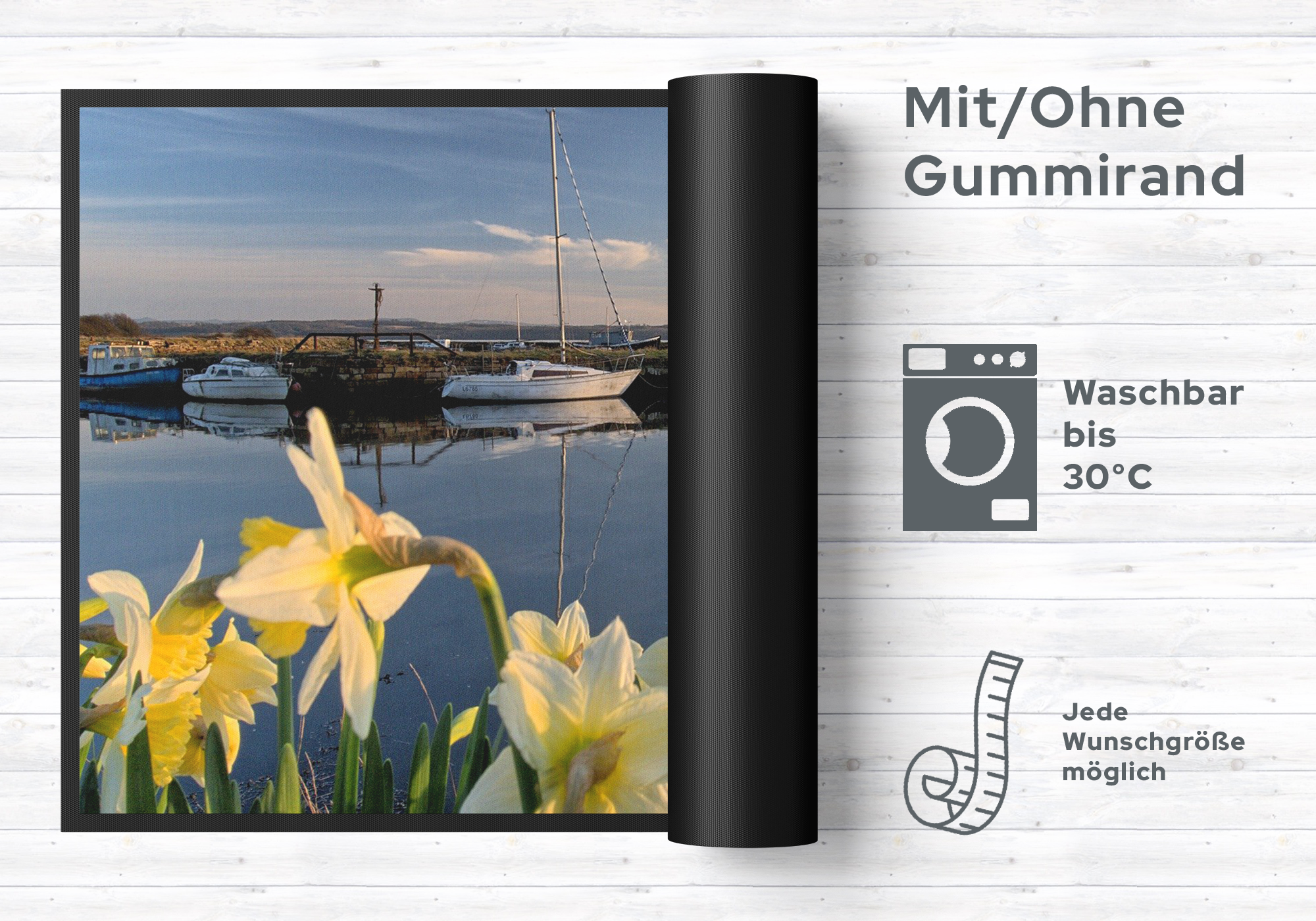 Fussmatte Osterglocken 10675