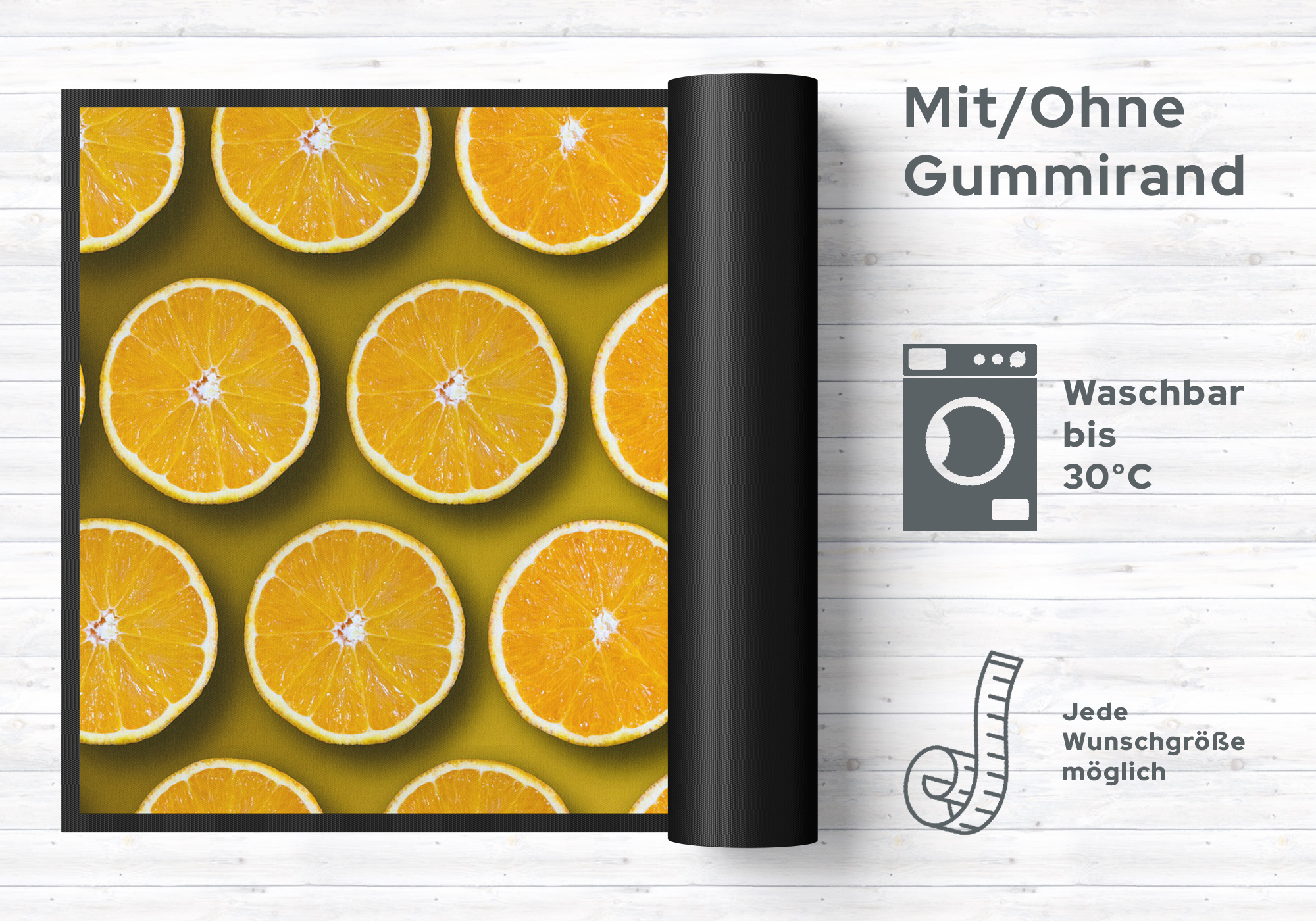 Fussmatte Orange 10683