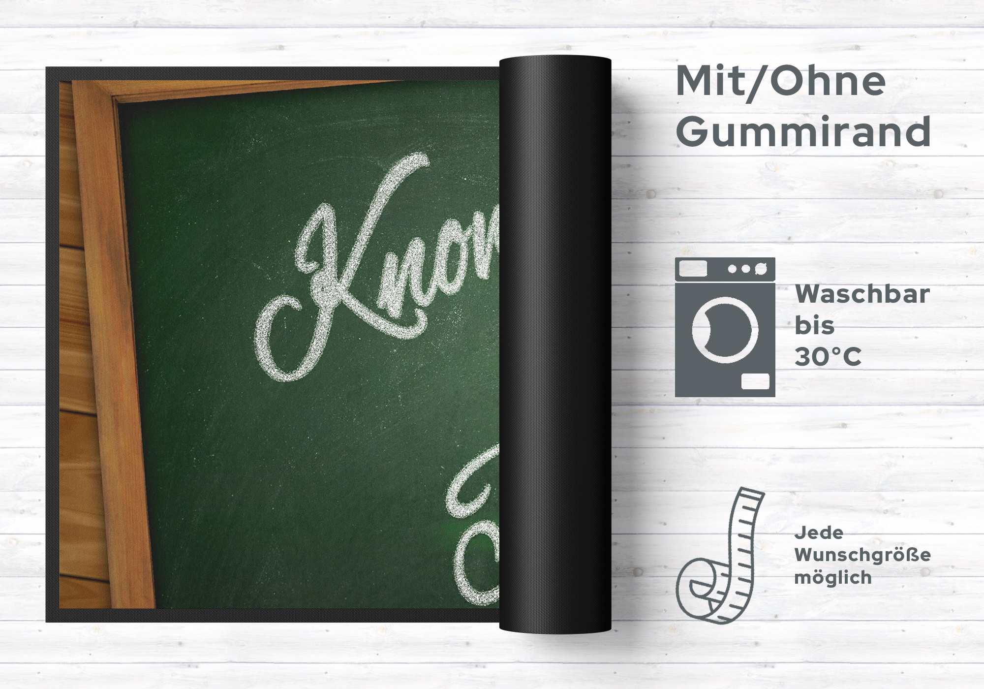 Fussmatte Knowledge is power 10685