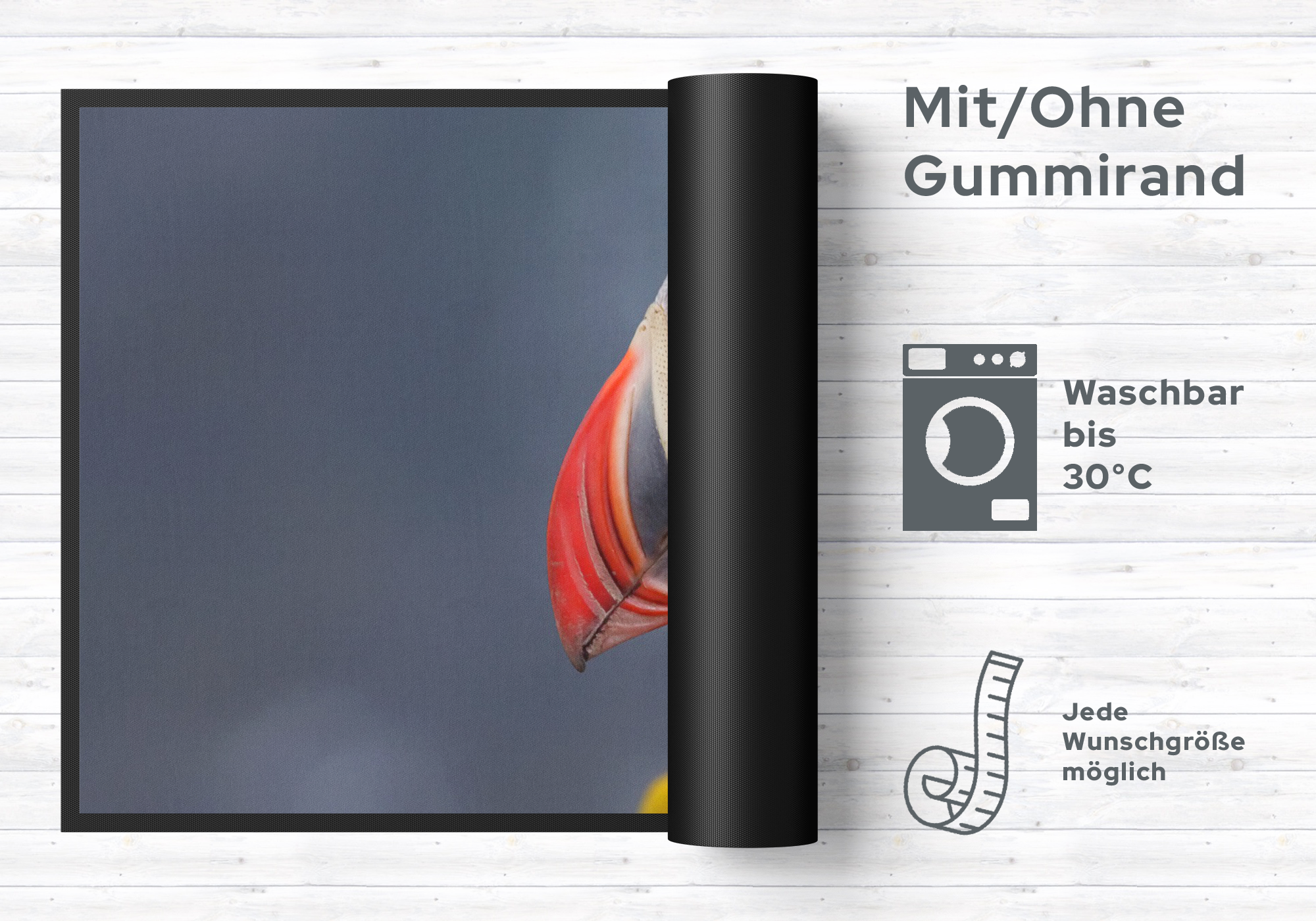 Fussmatte Papageientaucher 10686