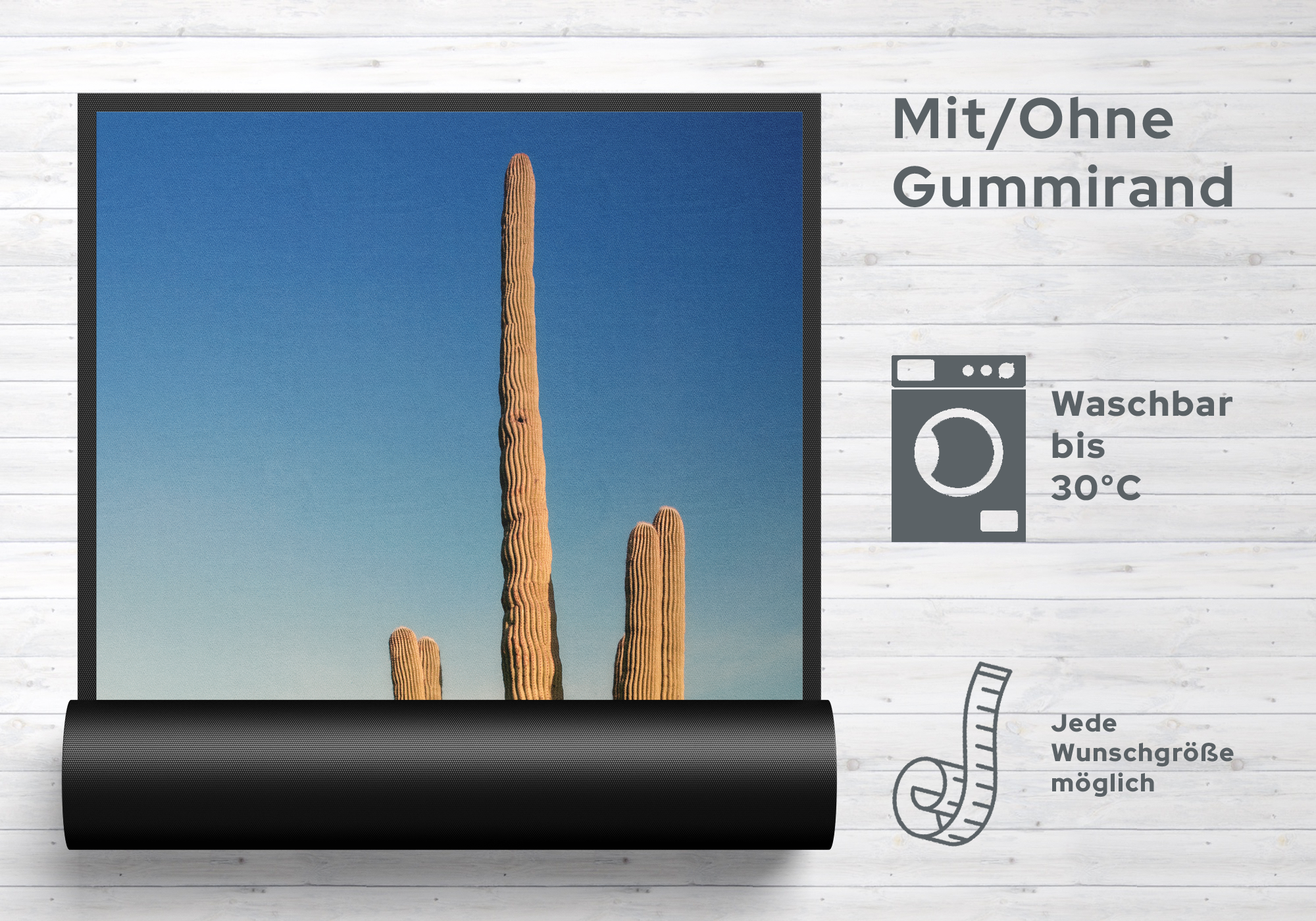 Fussmatte Kaktus 10698