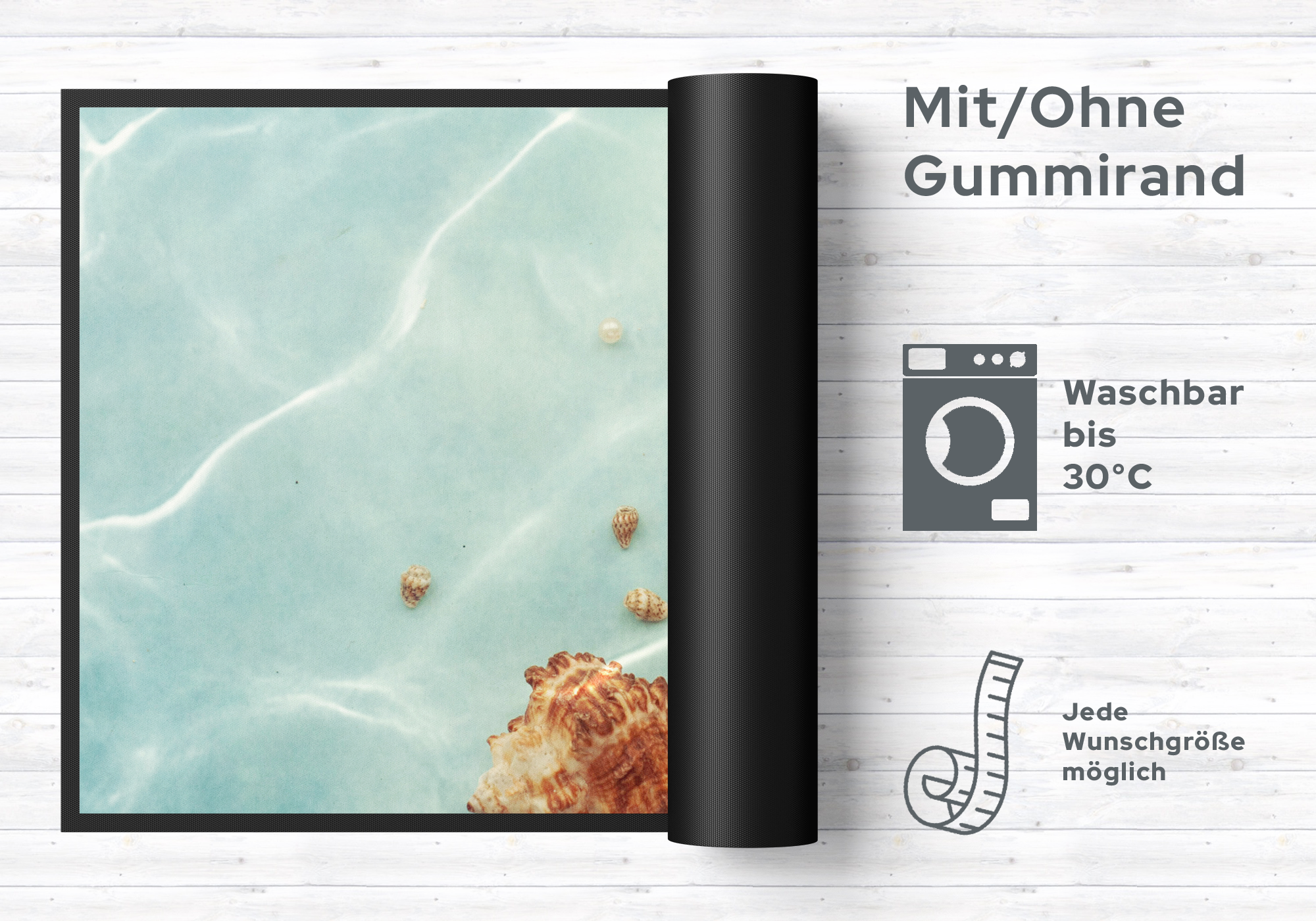 Fussmatte Muscheln 10700