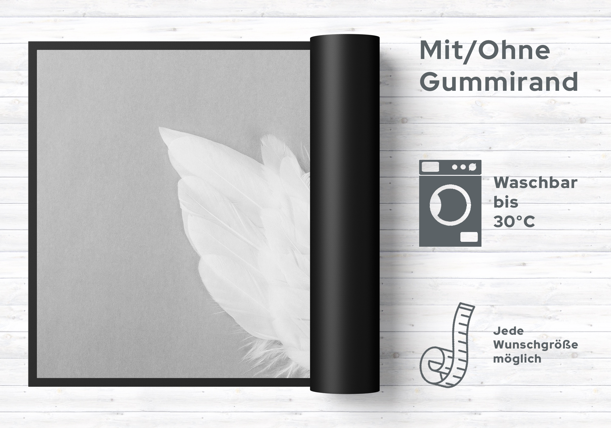 Fussmatte Engelsflügel 10708