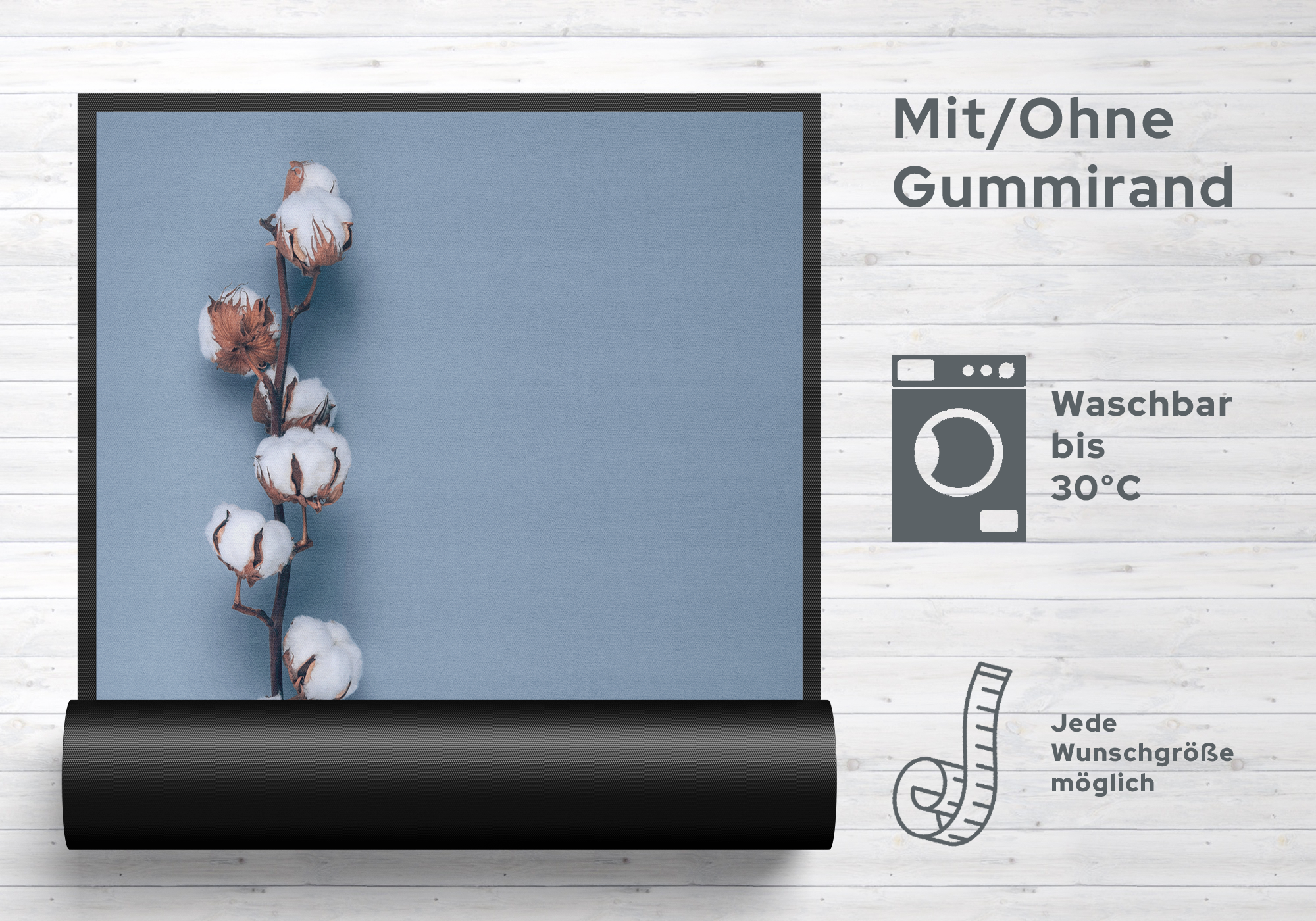 Fussmatte Baumwolle 10724