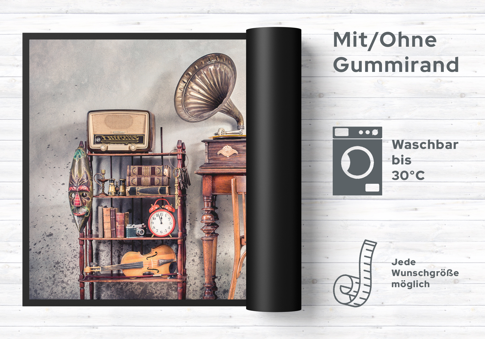 Fussmatte Antiquitäten 10741