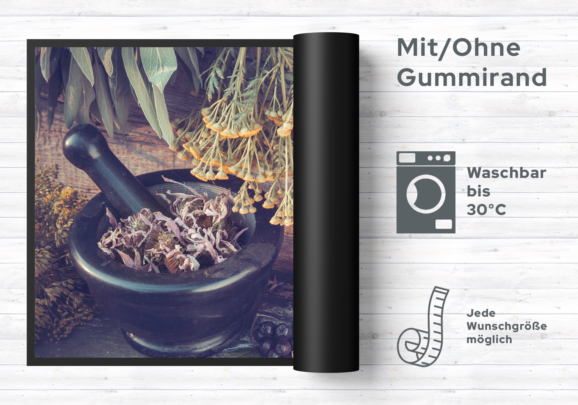 Fussmatte Heilpraktiker 10751