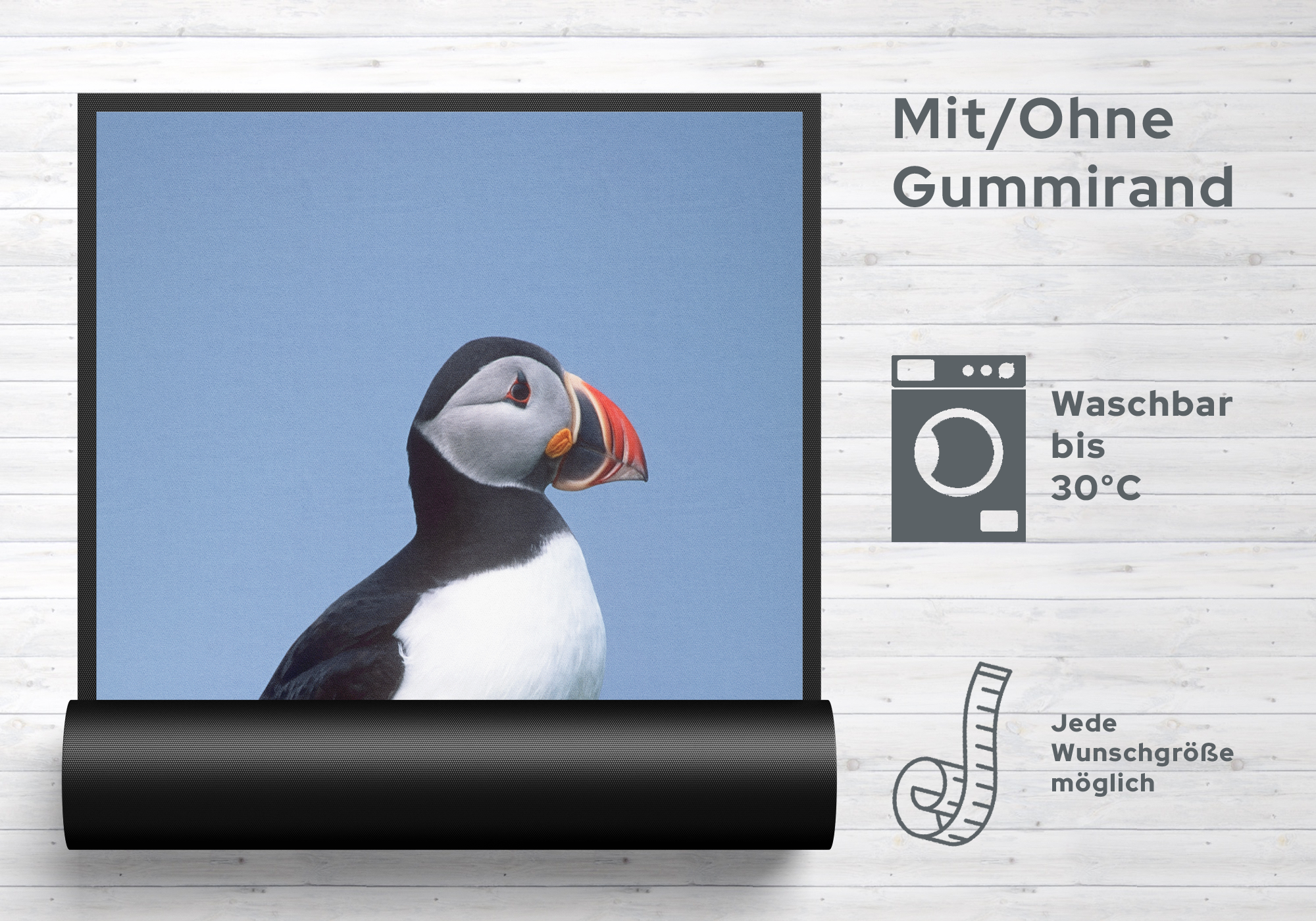 Fussmatte Papageientaucher 10792