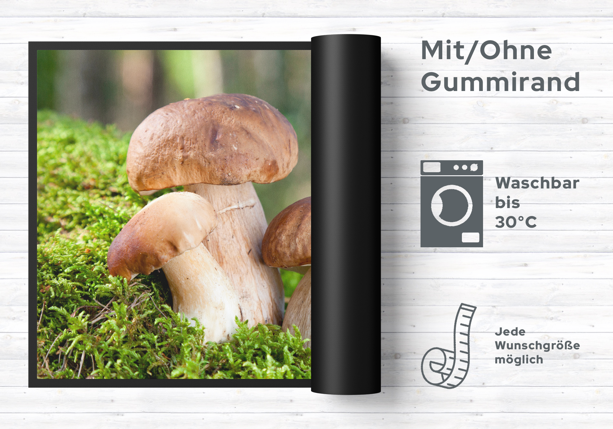 Fussmatte Pilze 10805