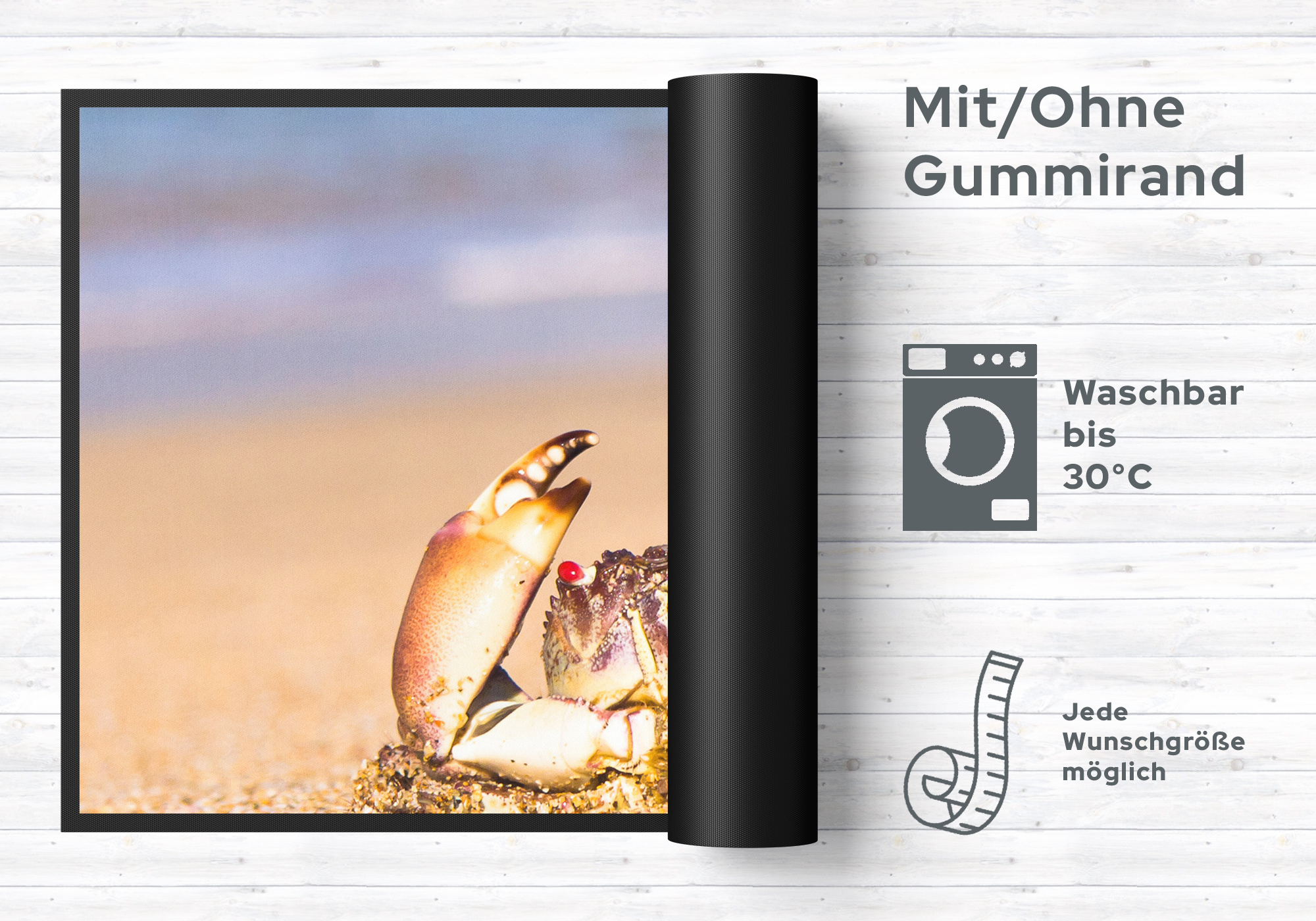 Fussmatte Krebs 10809