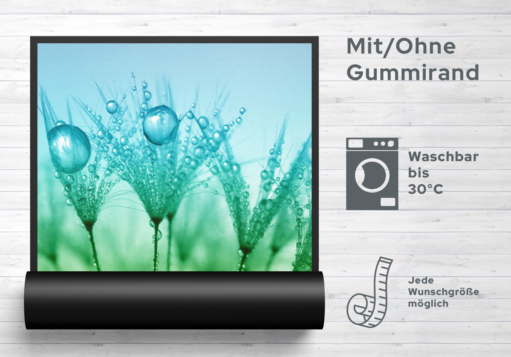 Fussmatte Blüte 10812