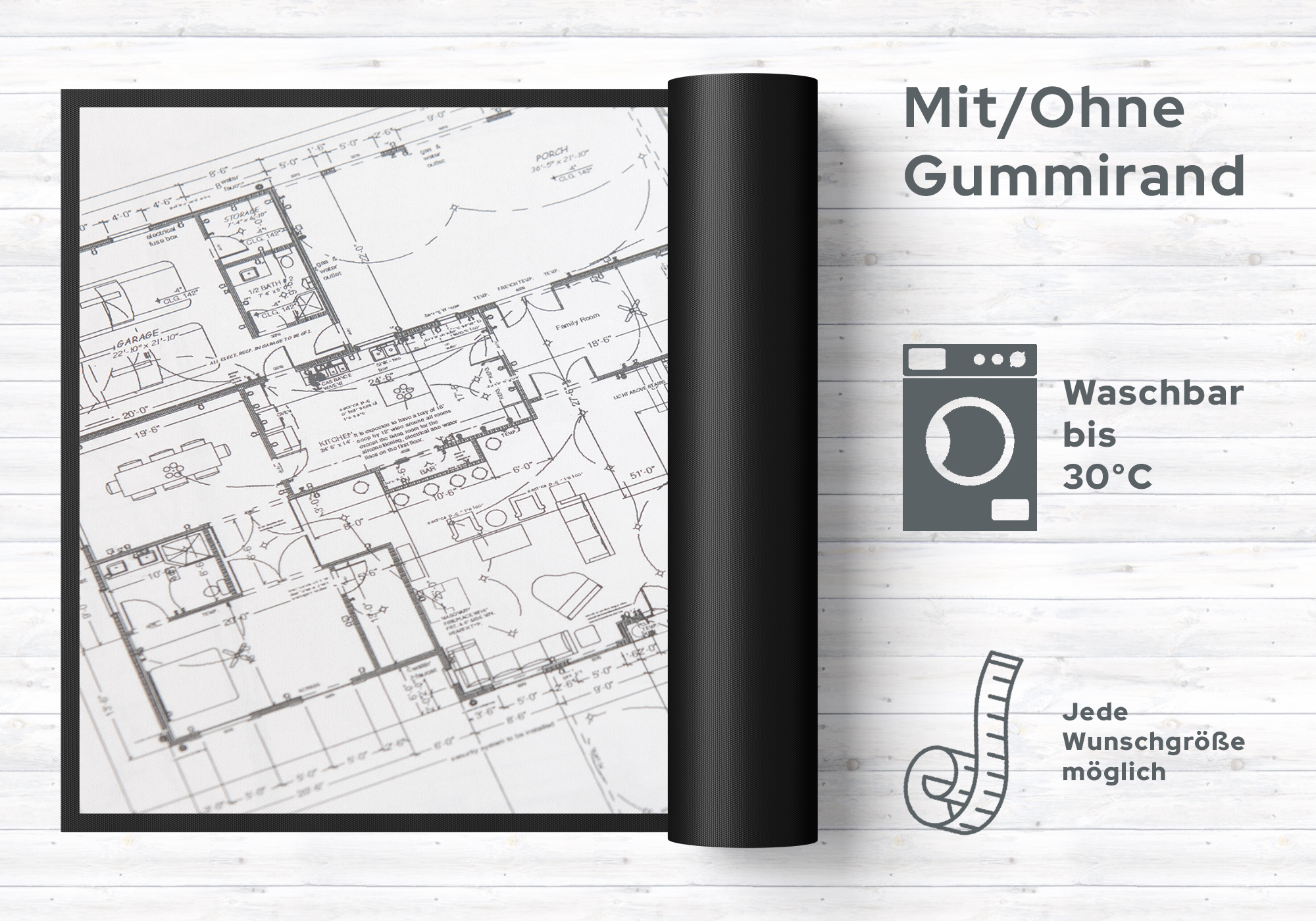 Fussmatte Architekt 10817