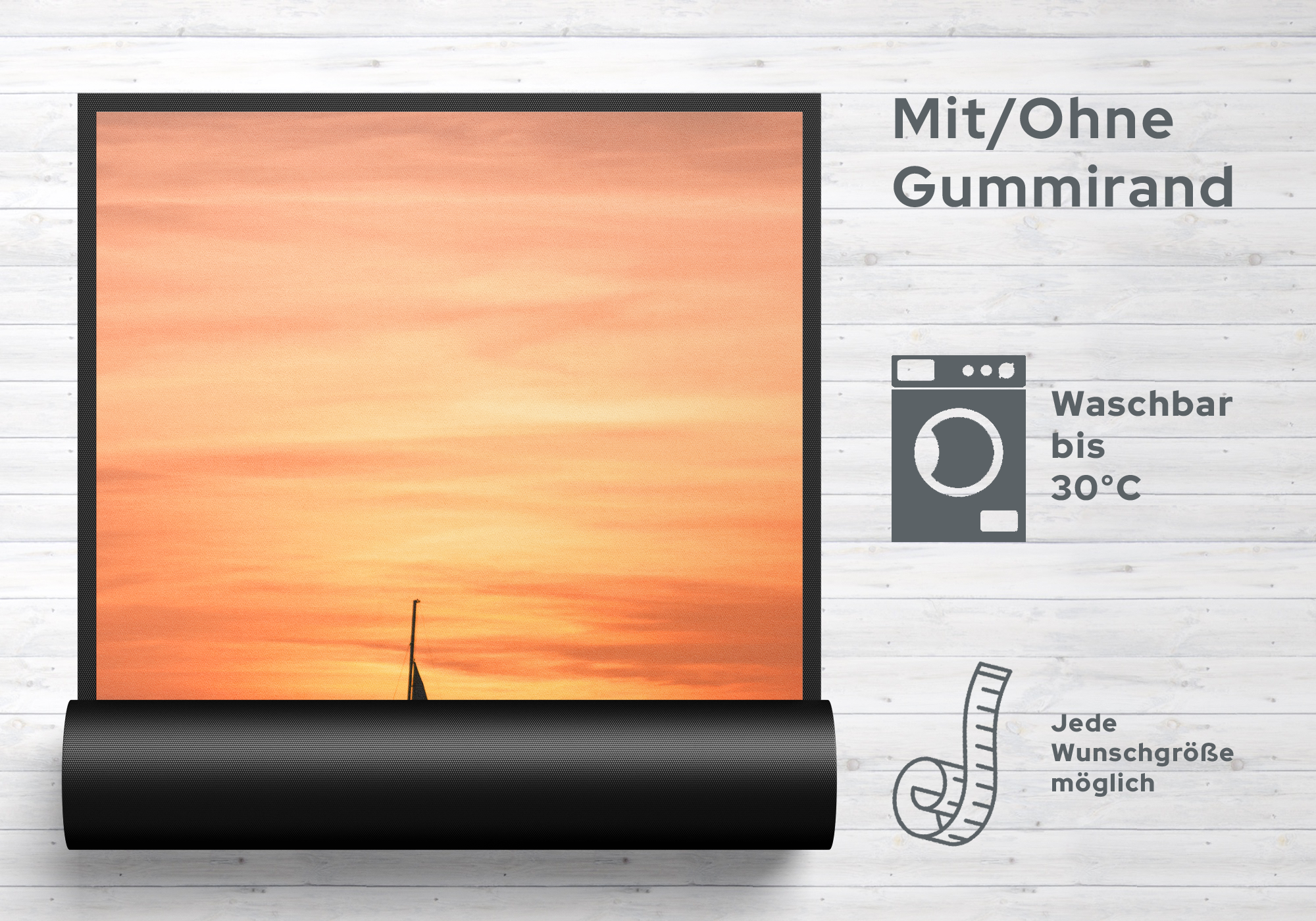 Fussmatte Segelschiff 10818