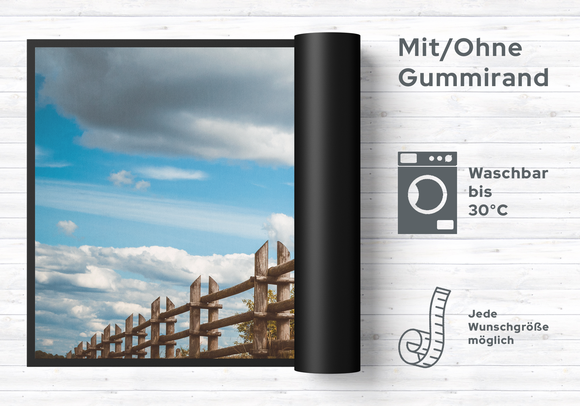 Fussmatte Zaun 10821