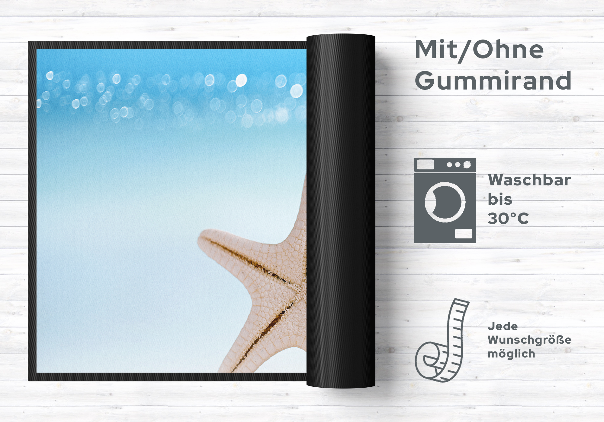 Fussmatte Seesterne 10826