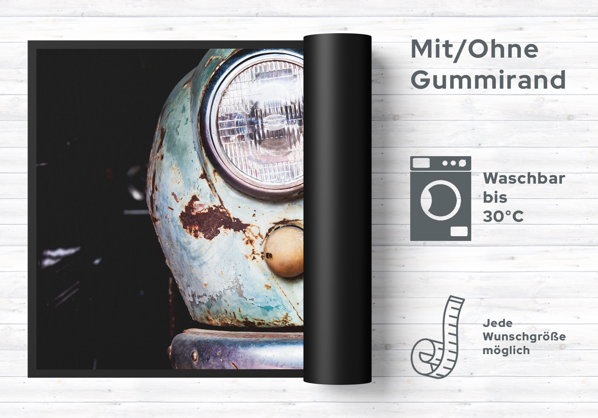 Fussmatte Oldtimer 10833