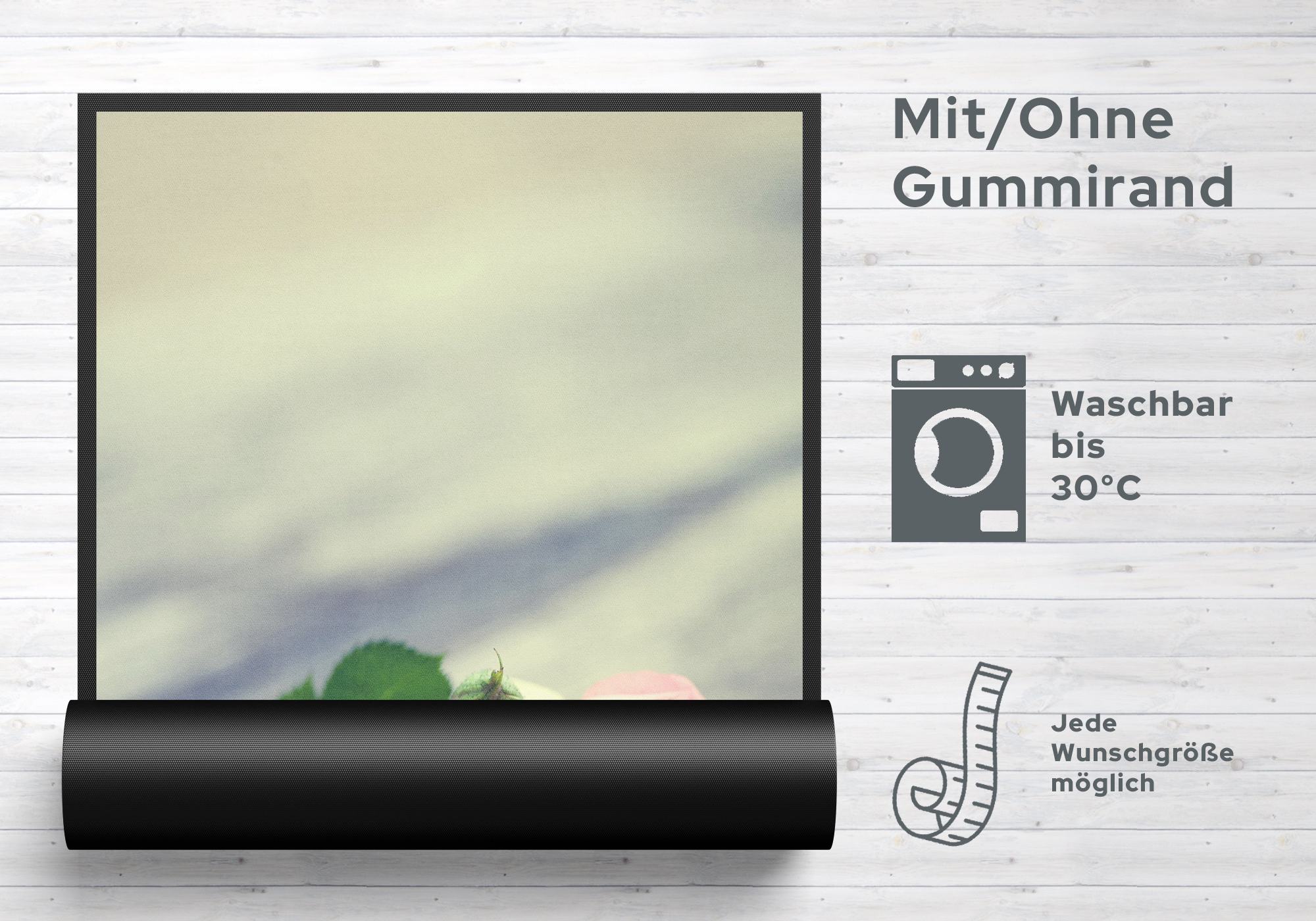 Fussmatte Rosen 10837