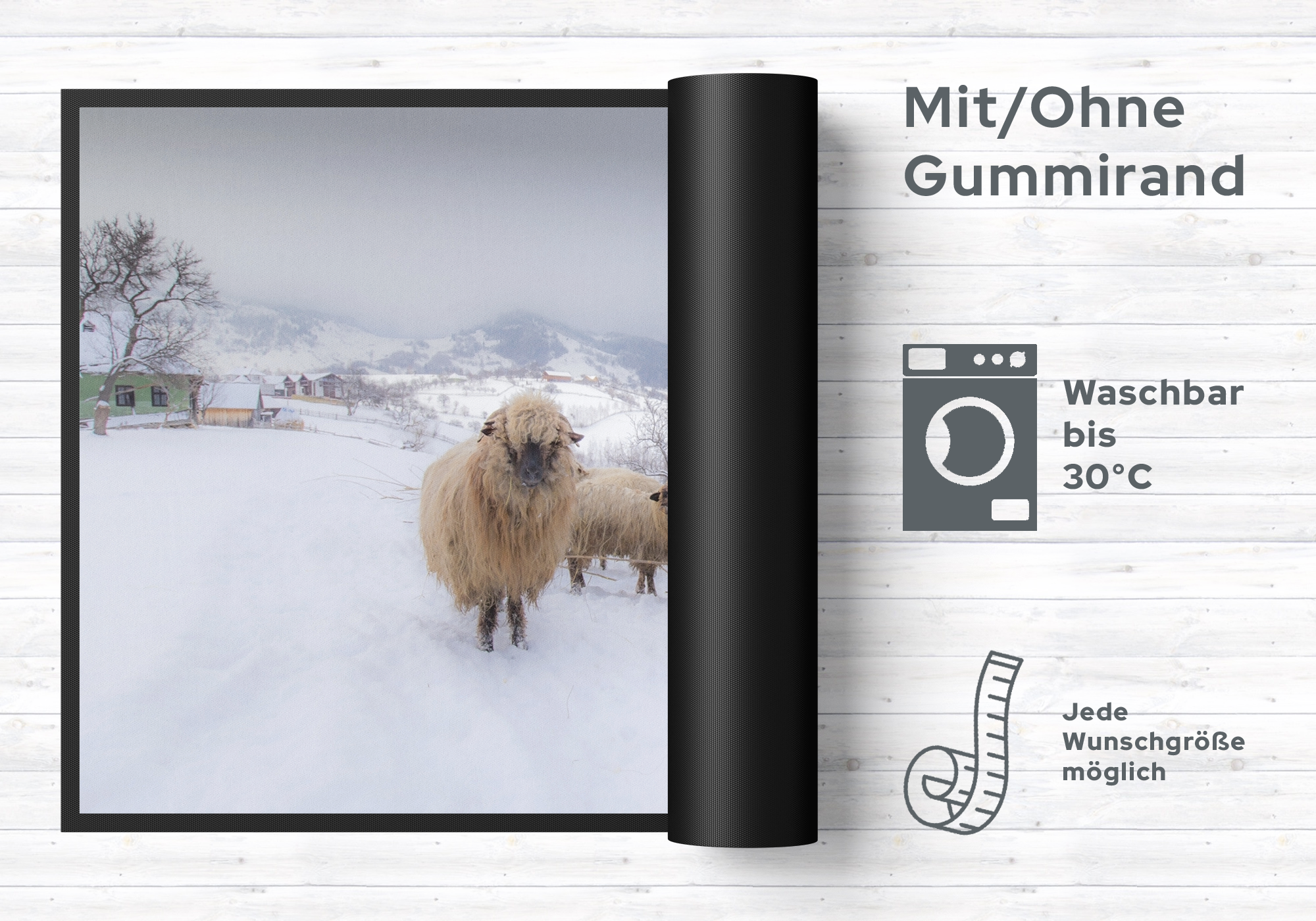 Fussmatte Schafe 10847