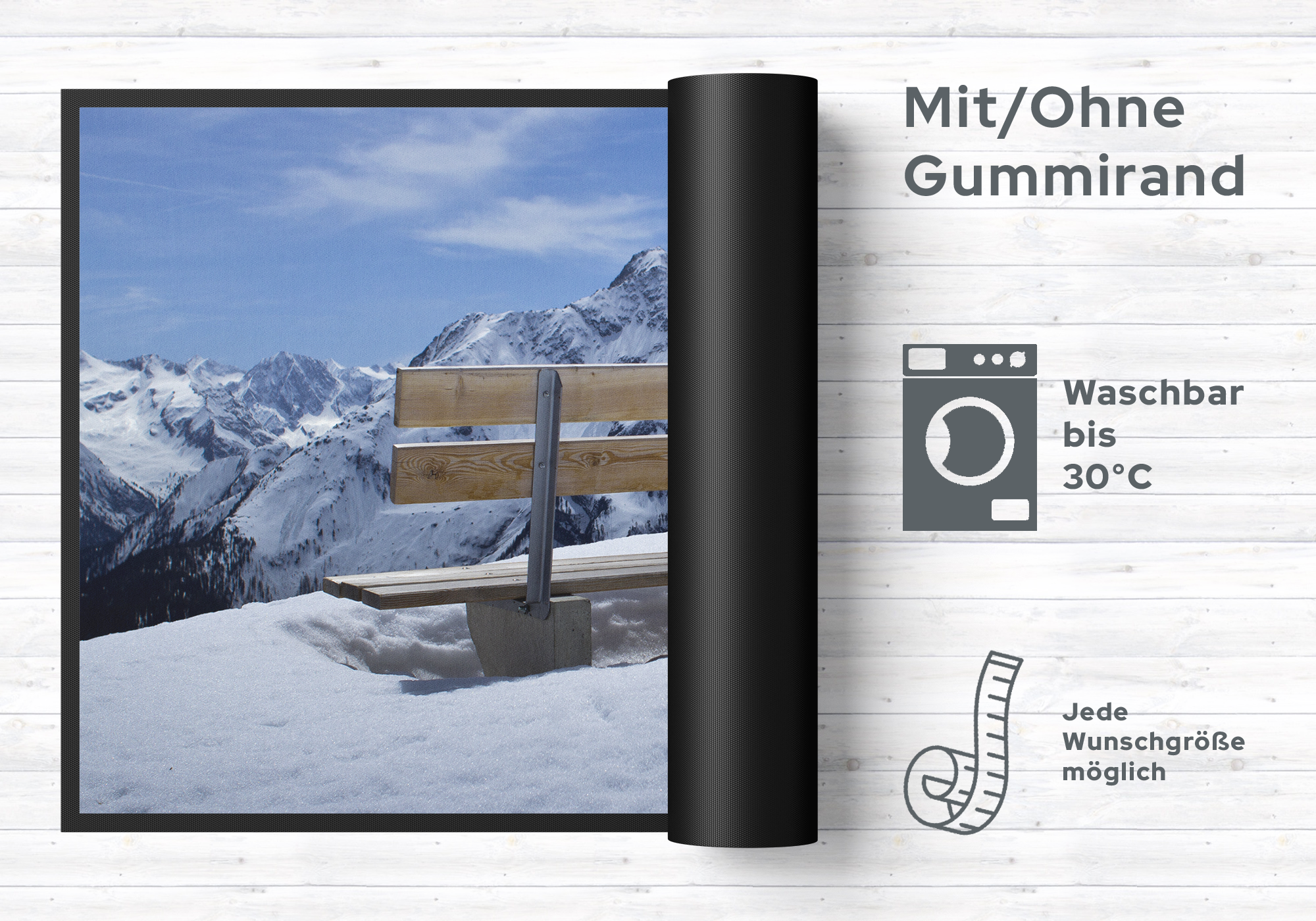 Fussmatte Berge 10848