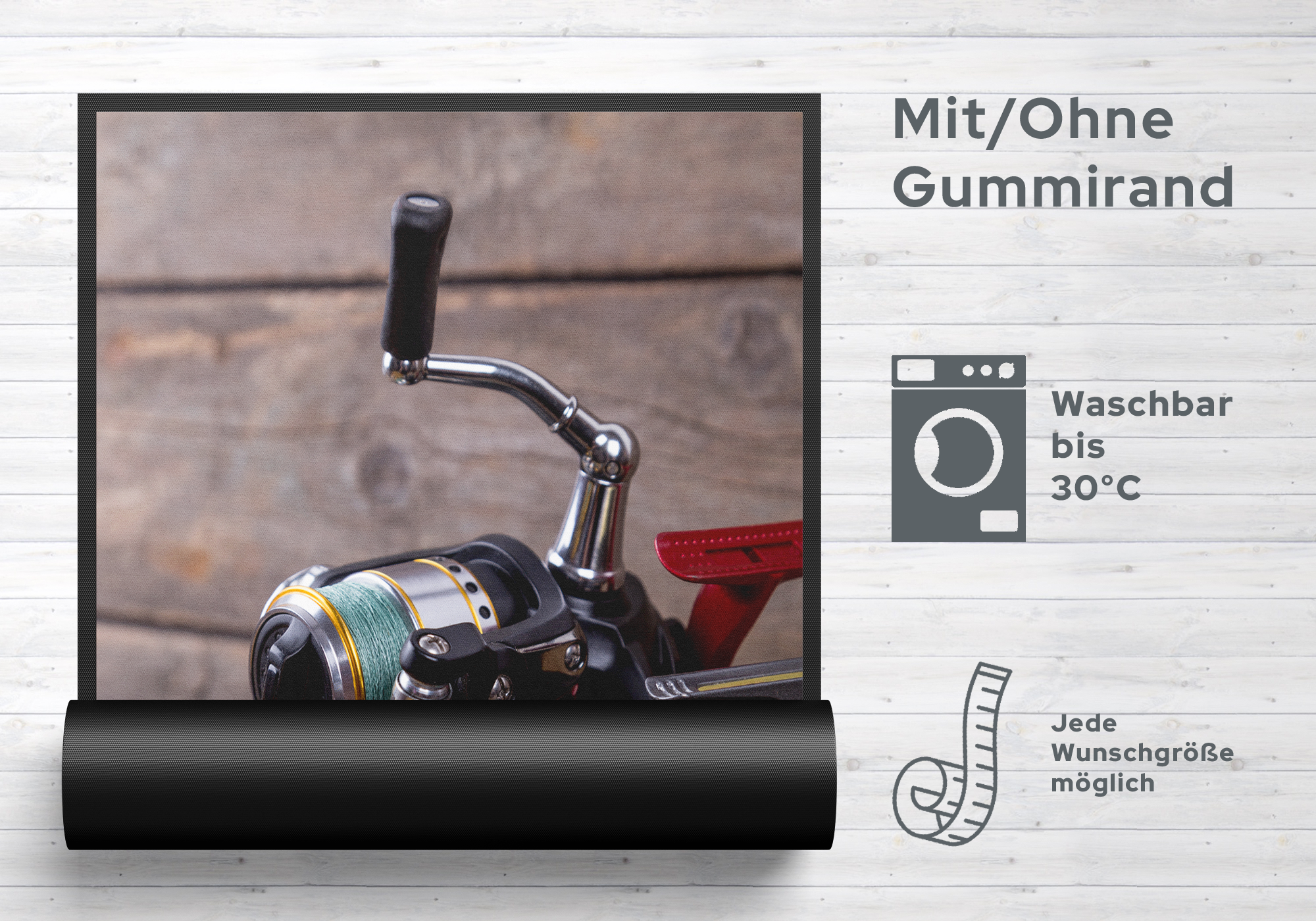 Fussmatte Angeln 10851