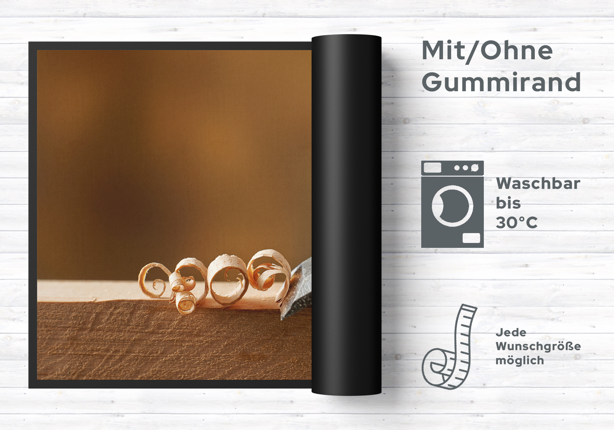 Fussmatte Holz 10854