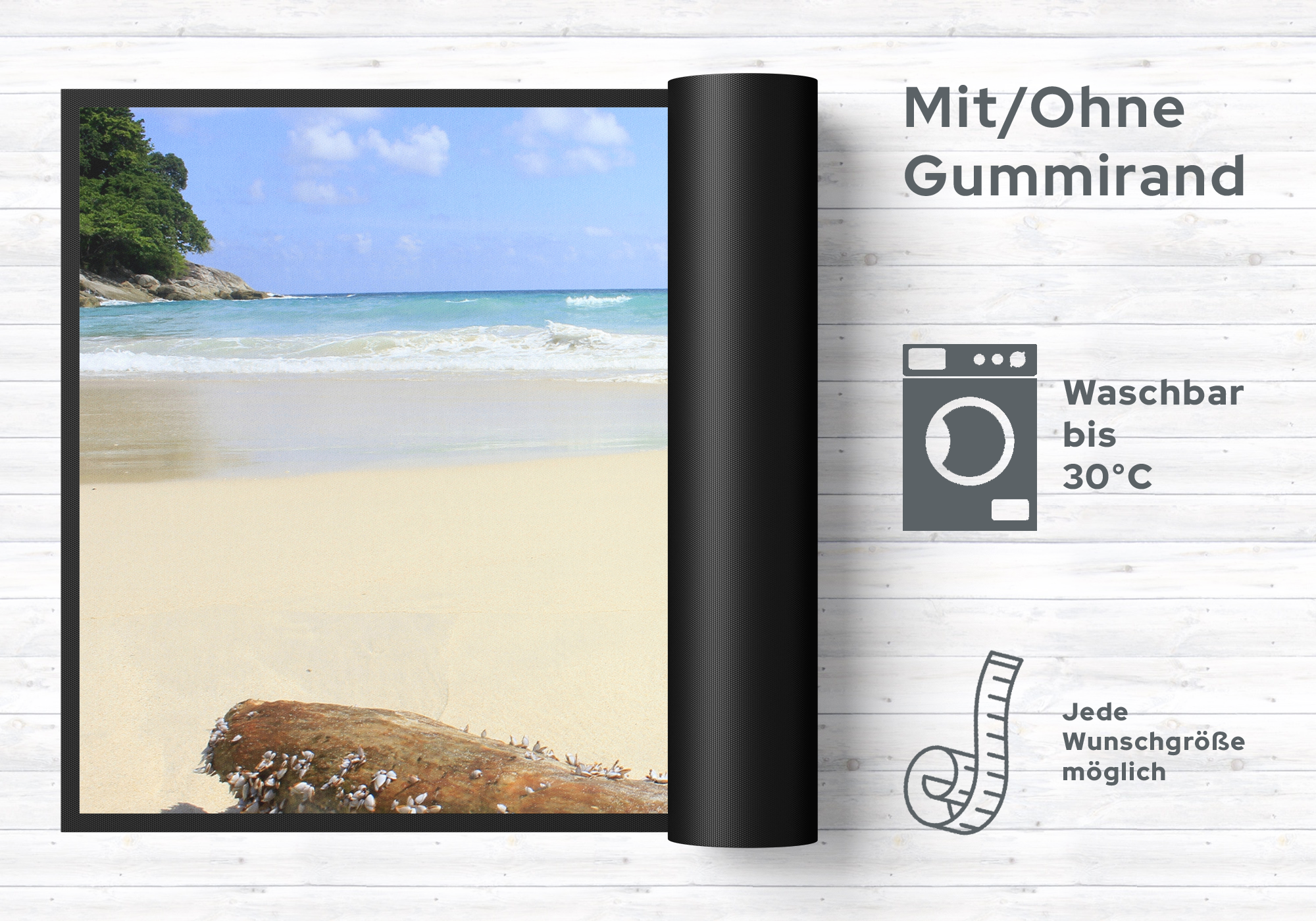 Fussmatte Strand 10867