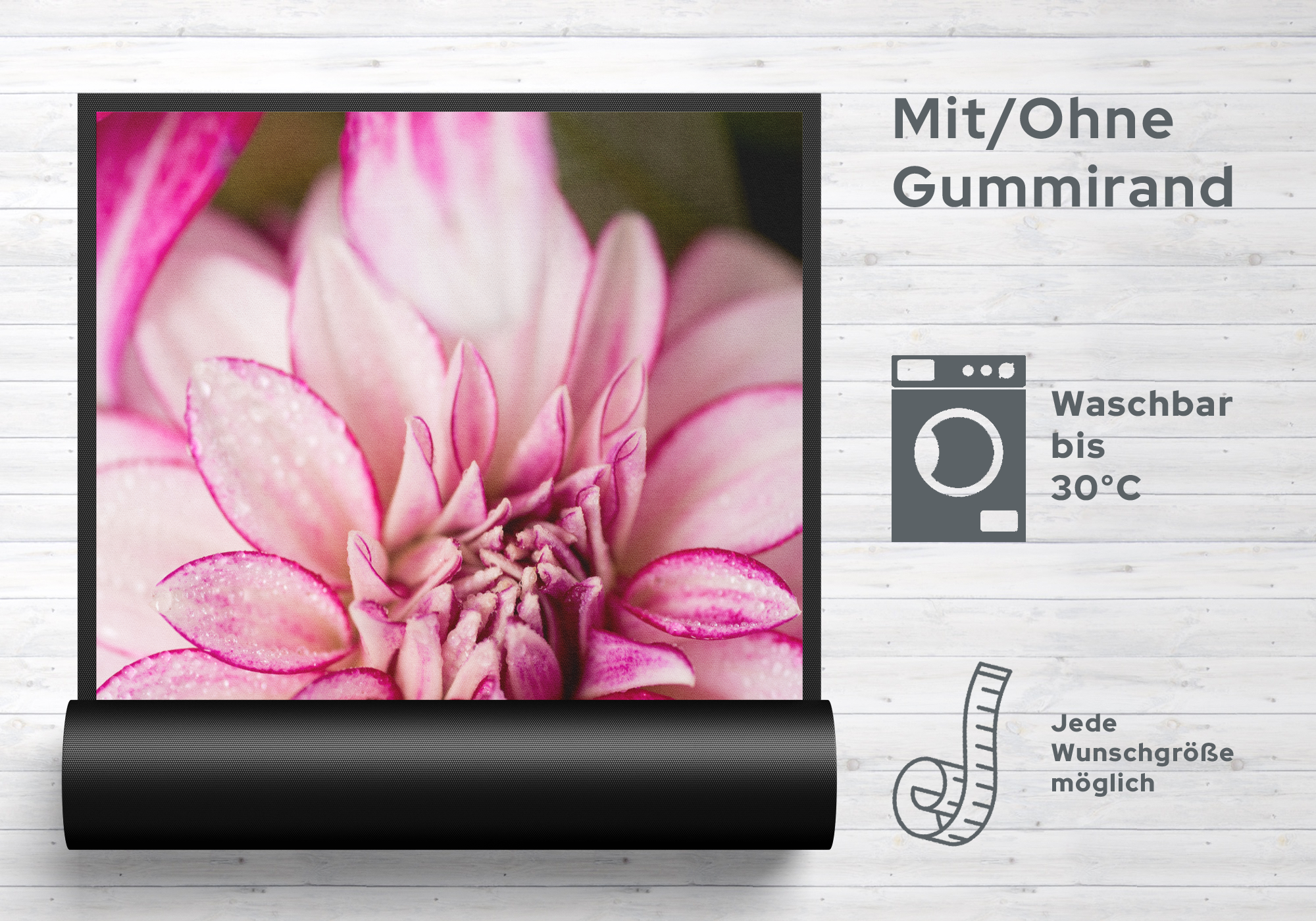 Fussmatte Blüte 10872