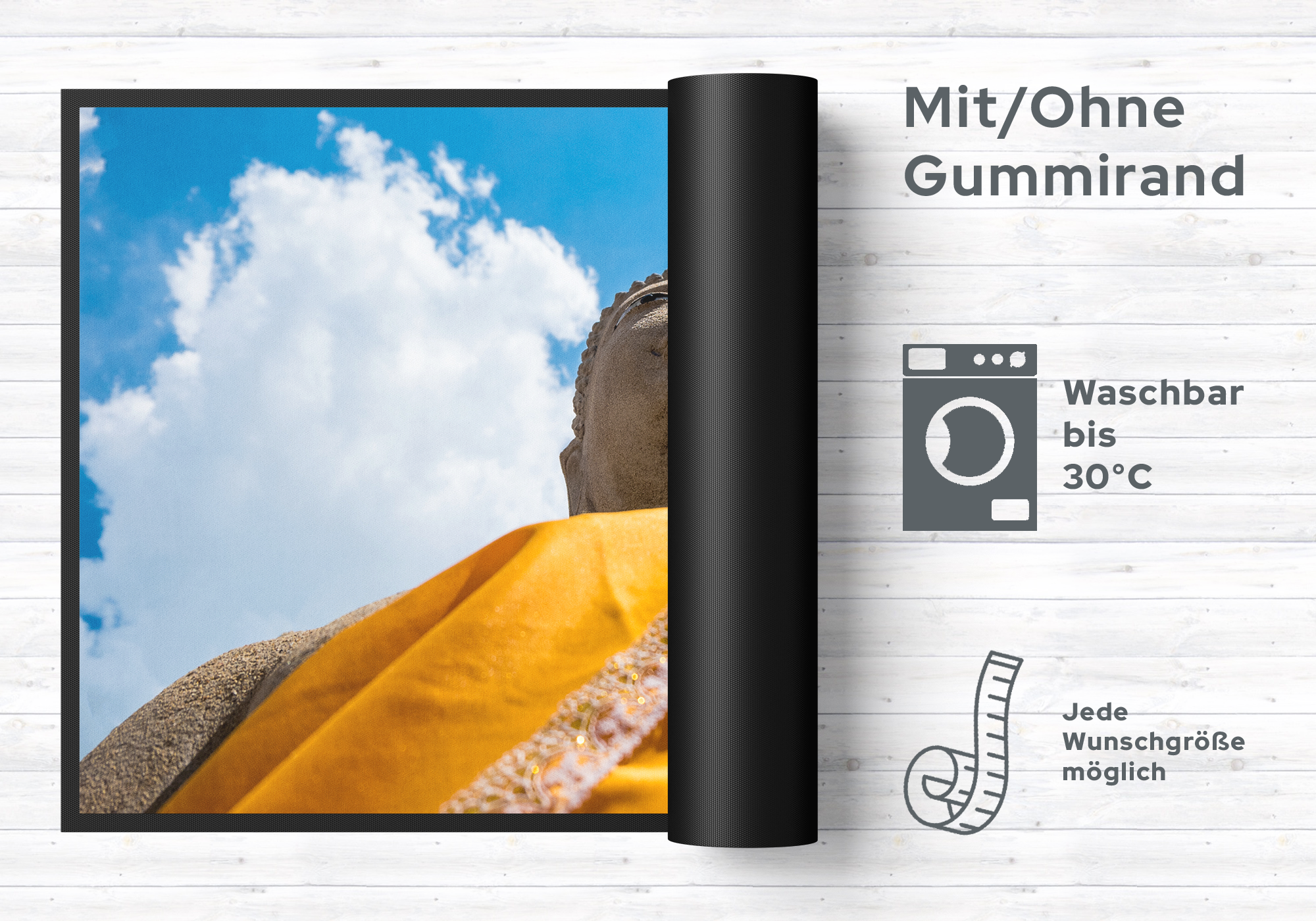 Fussmatte Buddha 10873