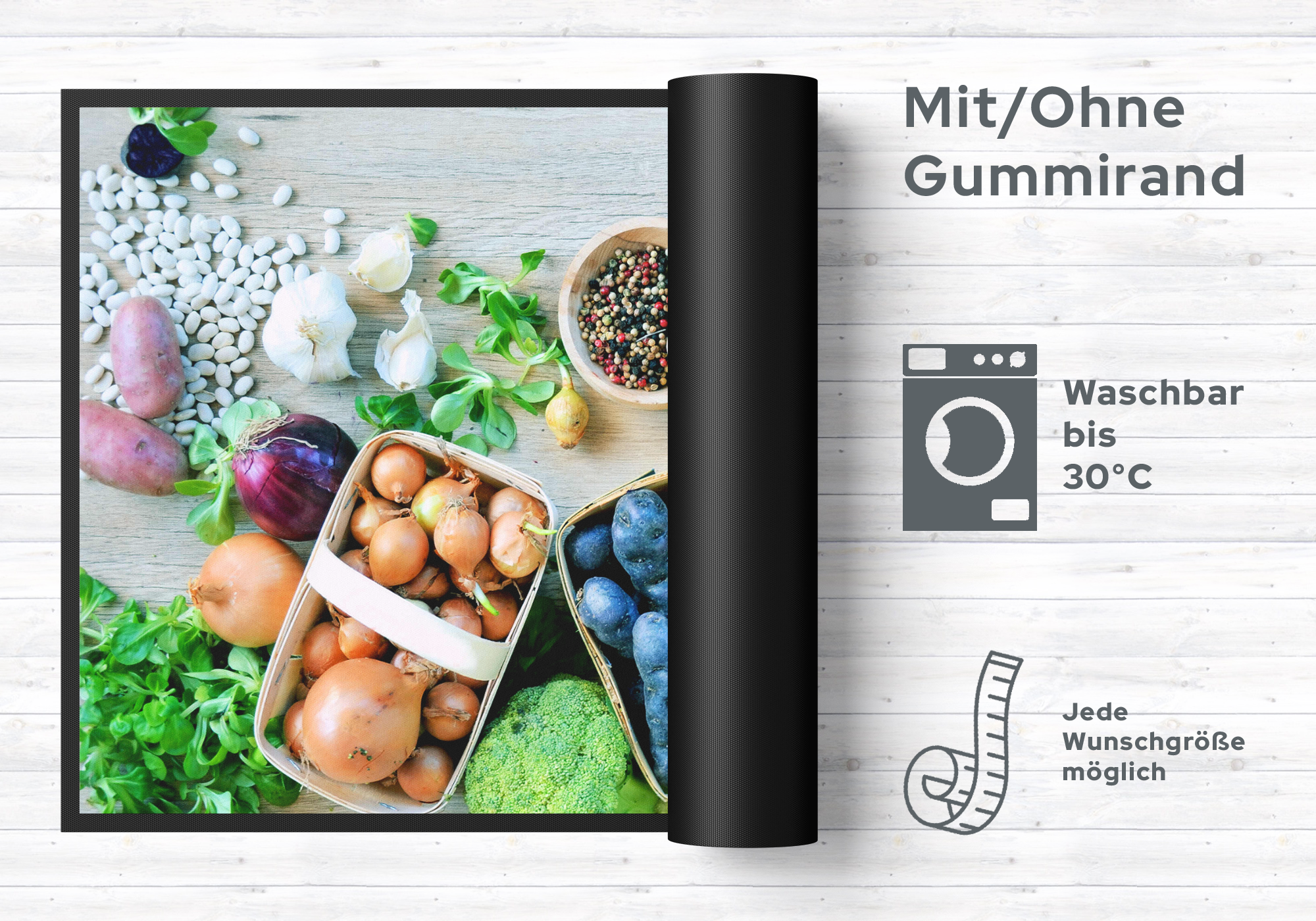 Fussmatte Gemüse 10889