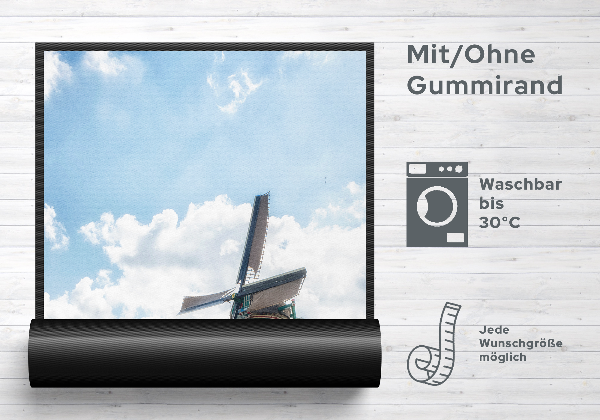 Fussmatte Windmühle 10905