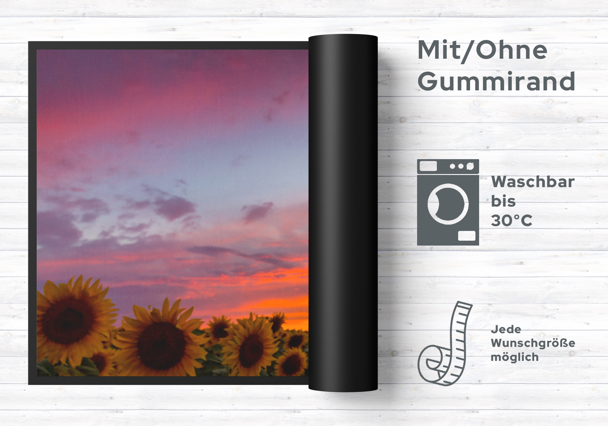 Fussmatte Sonnenblume 10908