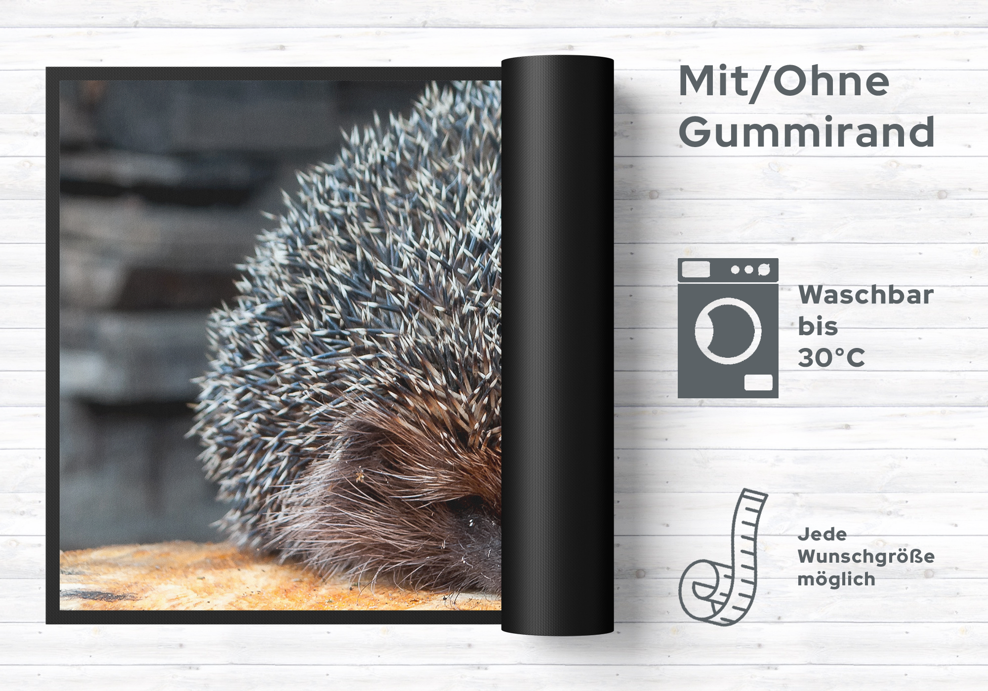 Fussmatte Igel 10912