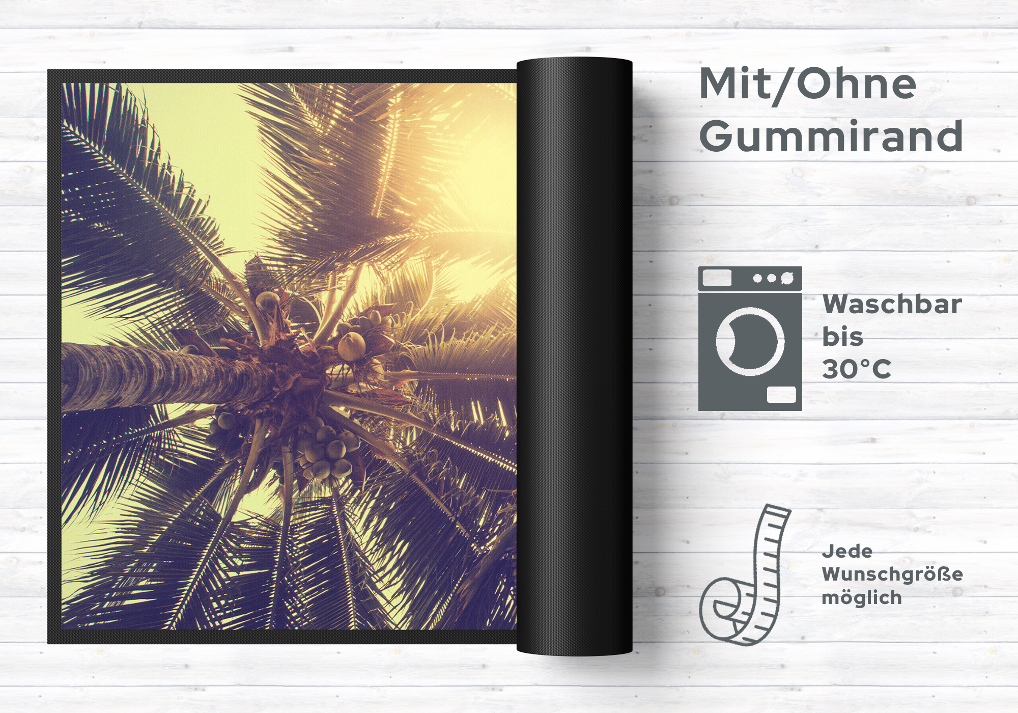 Fussmatte Palmen 10915