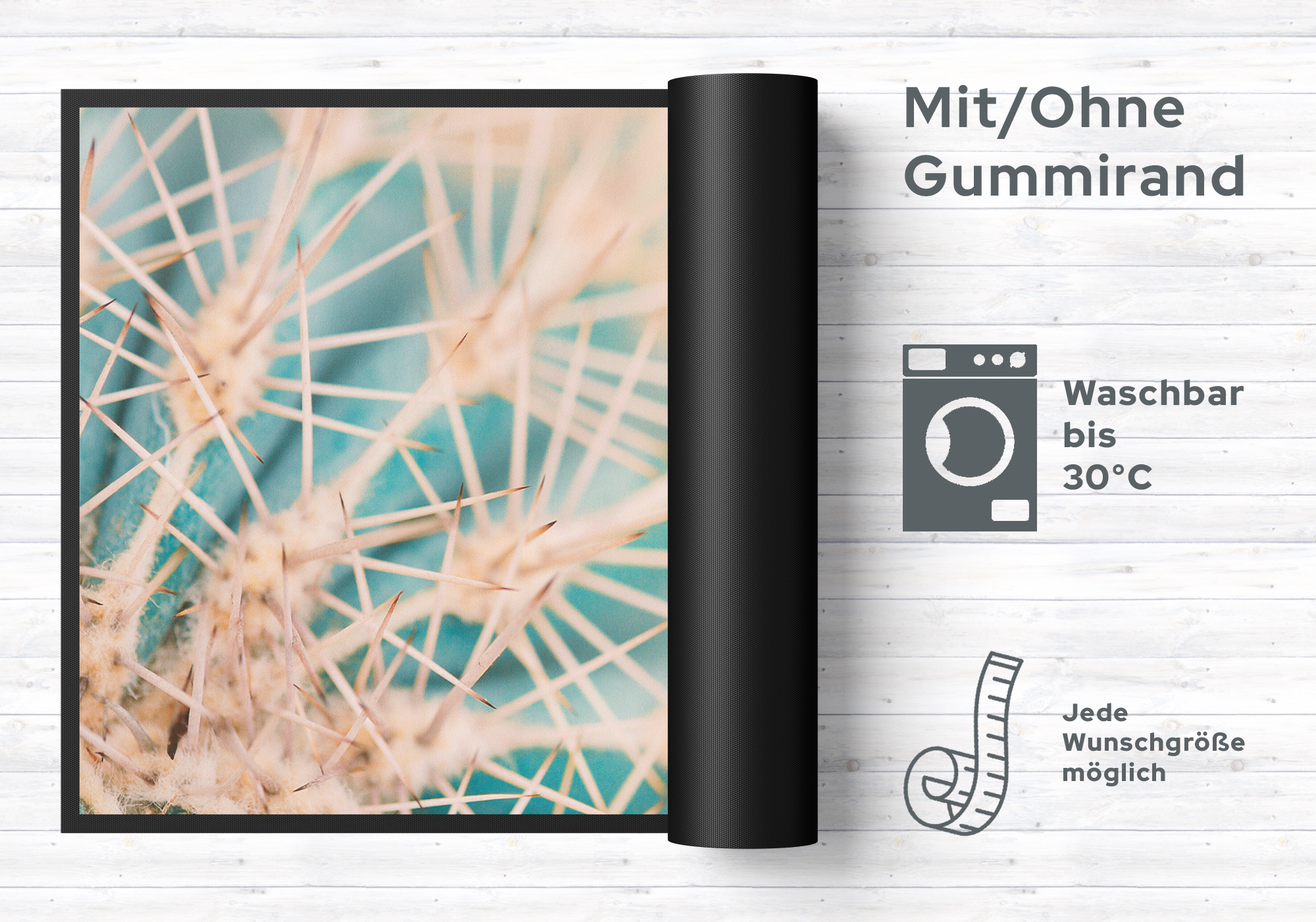 Fussmatte Kaktus 10930