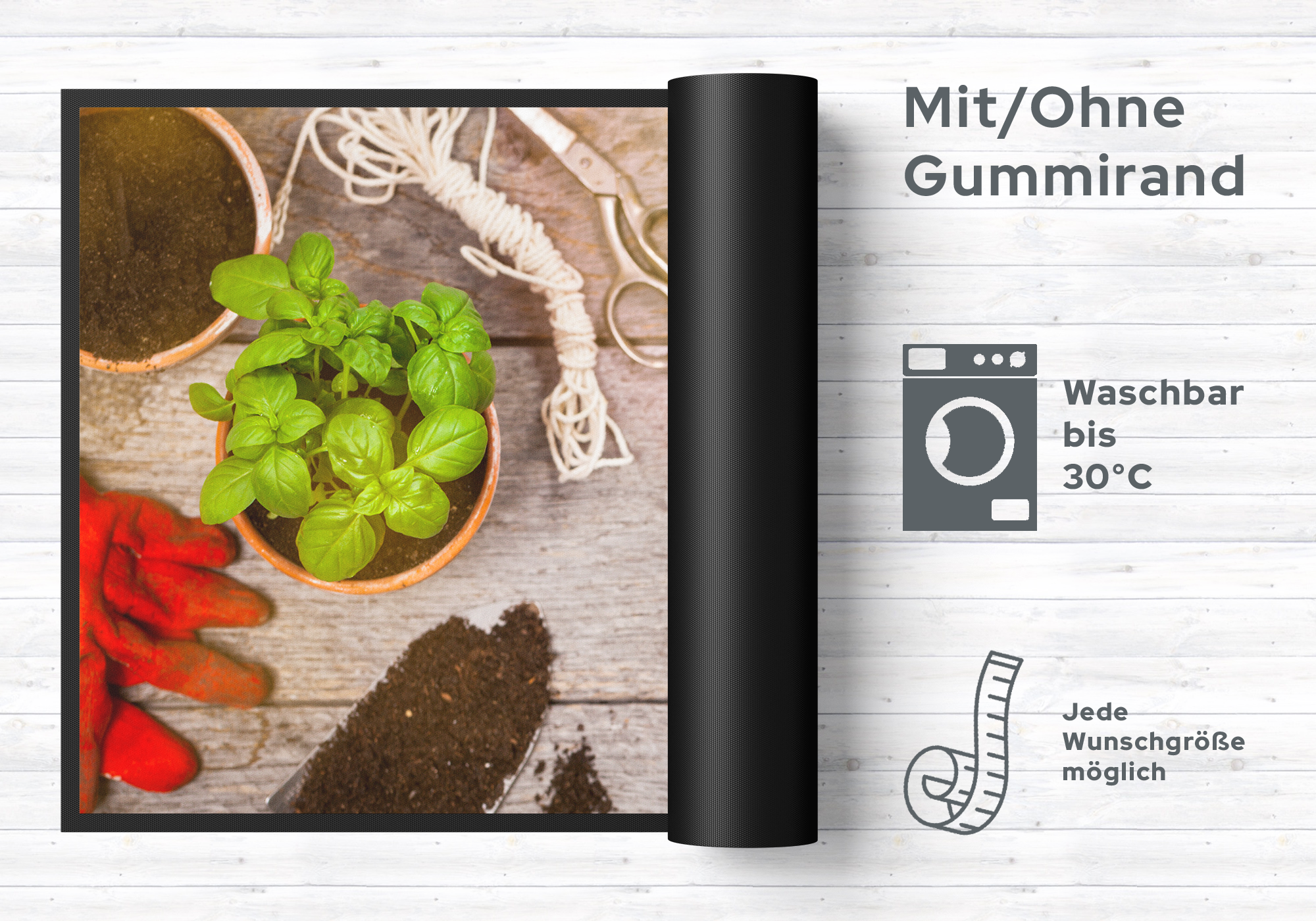 Fussmatte Kräuter 10936