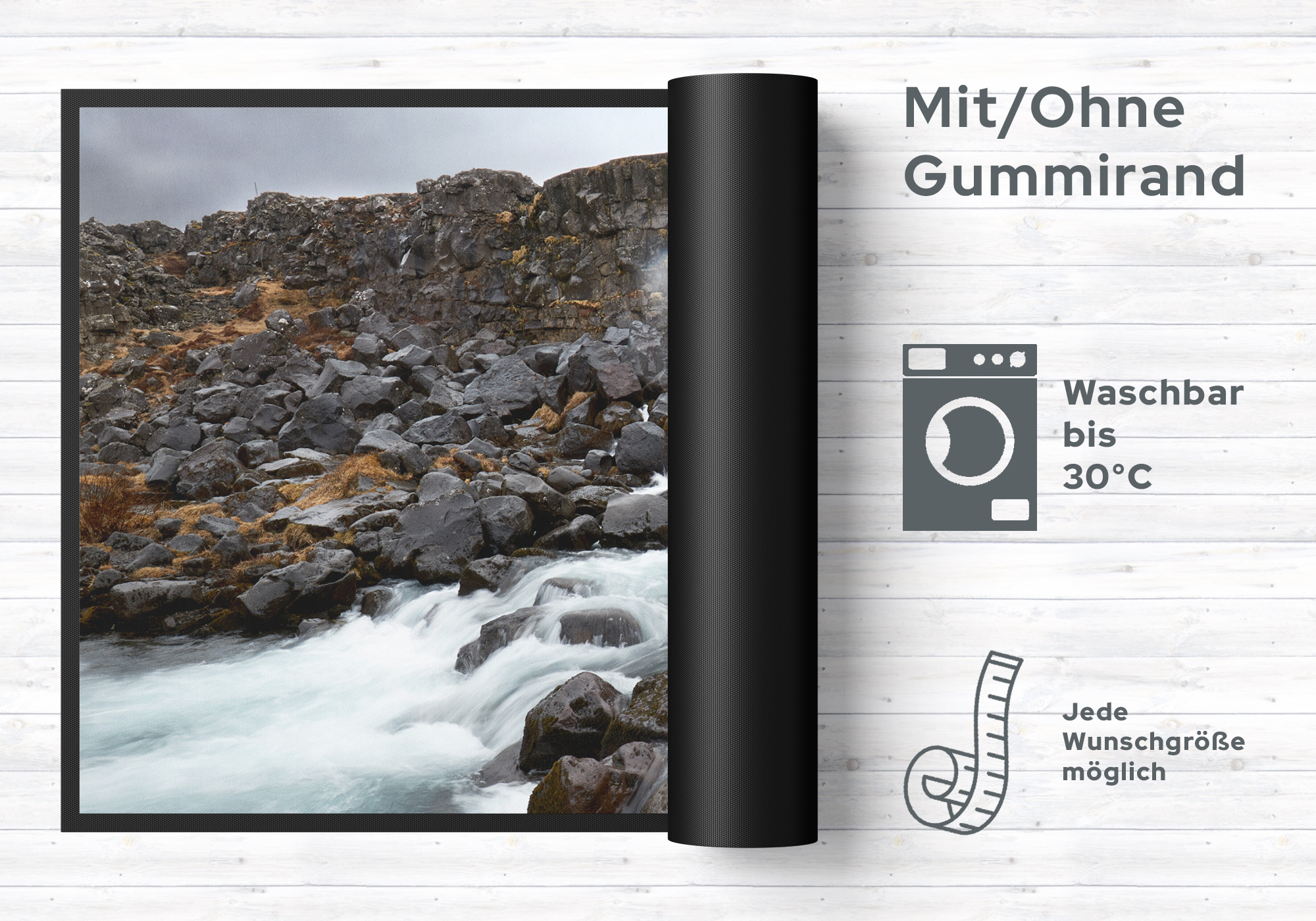 Fussmatte Wasserfall 10944