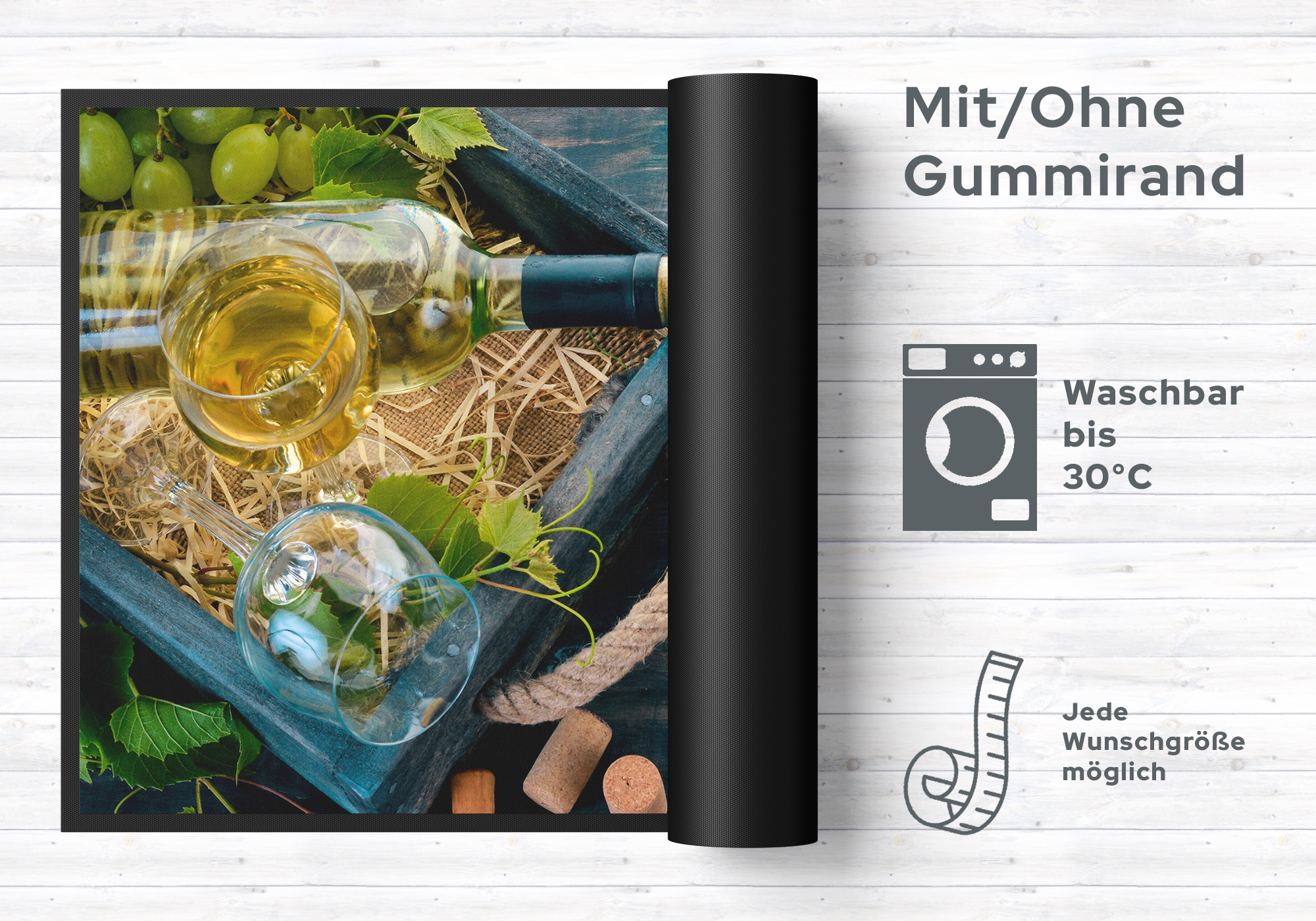 Fussmatte Wein 10949