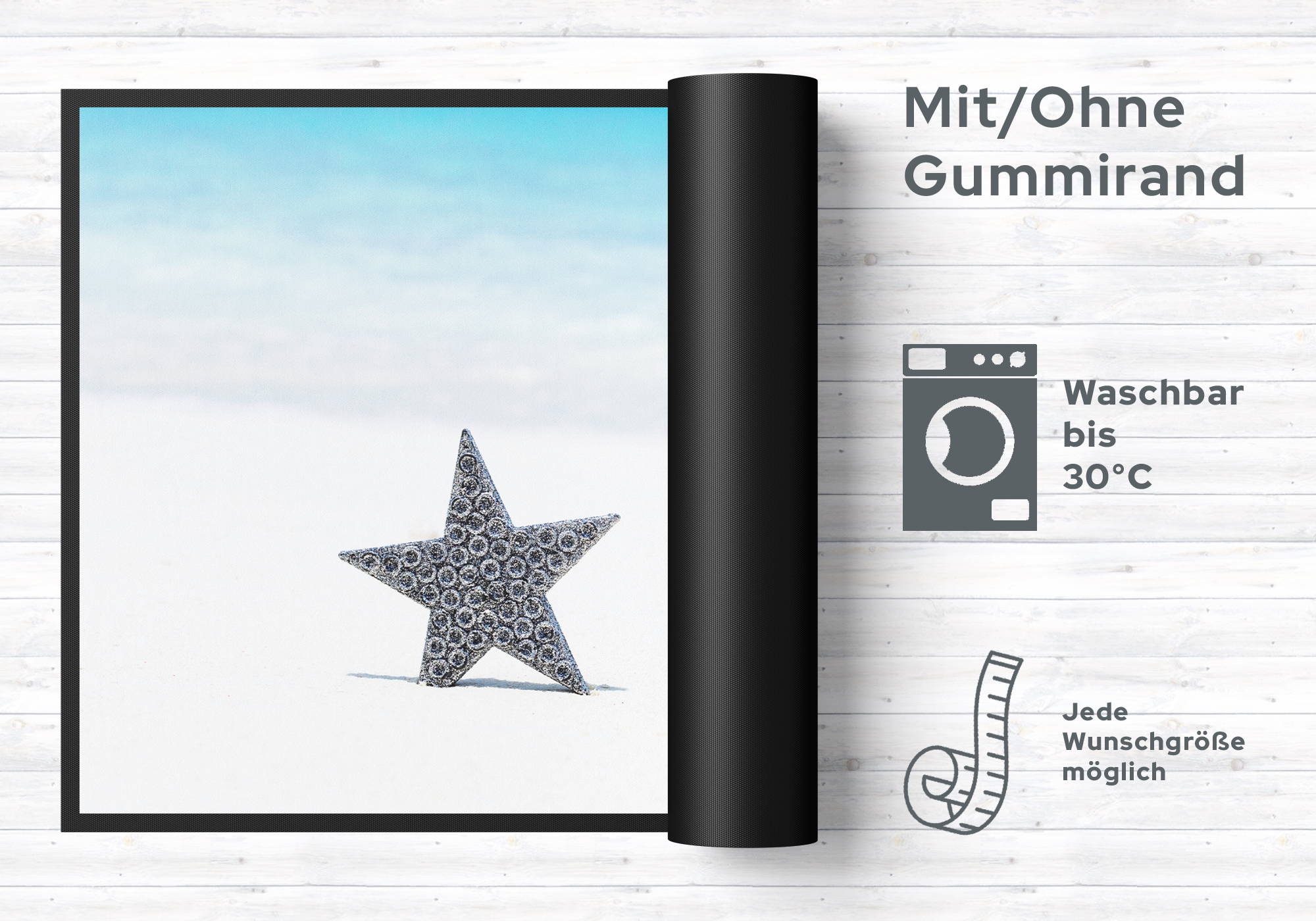 Fussmatte Seestern 10952