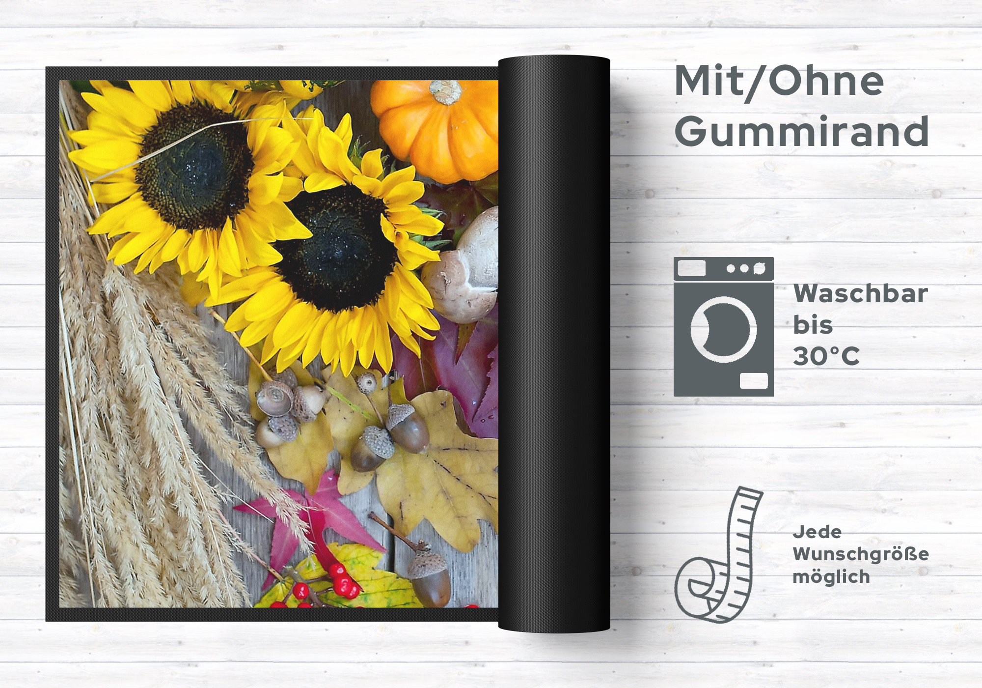 Fussmatte Sonnenblumen 10954