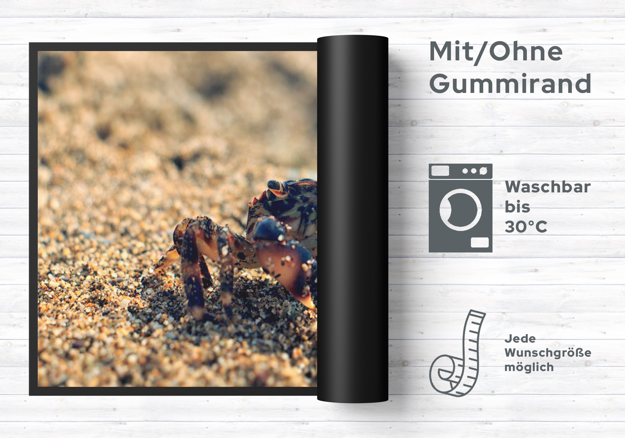 Fussmatte Krebs 10965