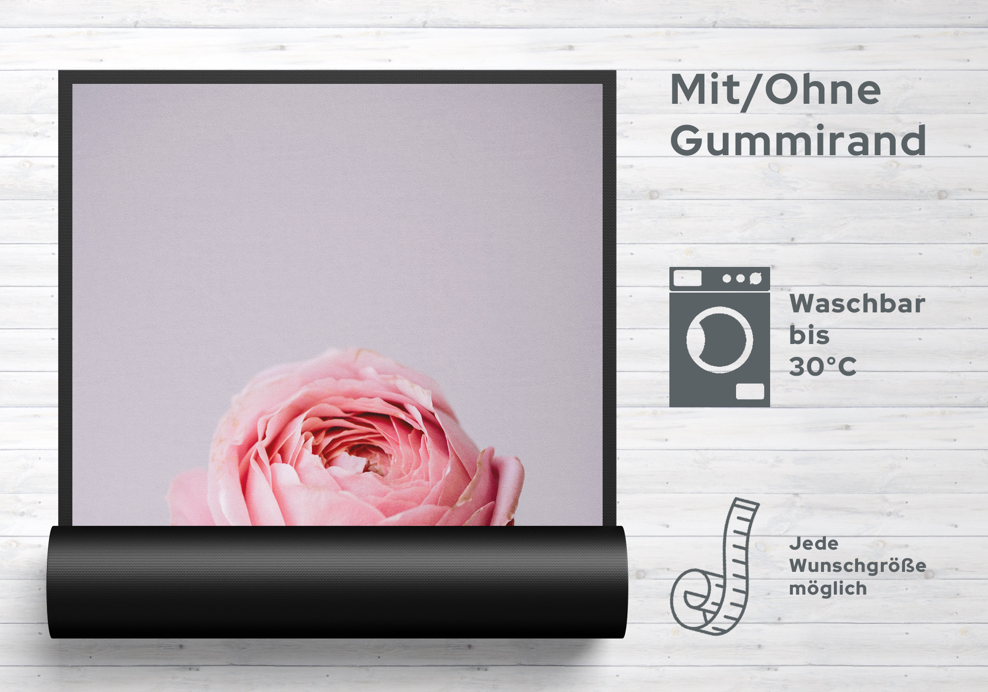 Fussmatte Blume 10987