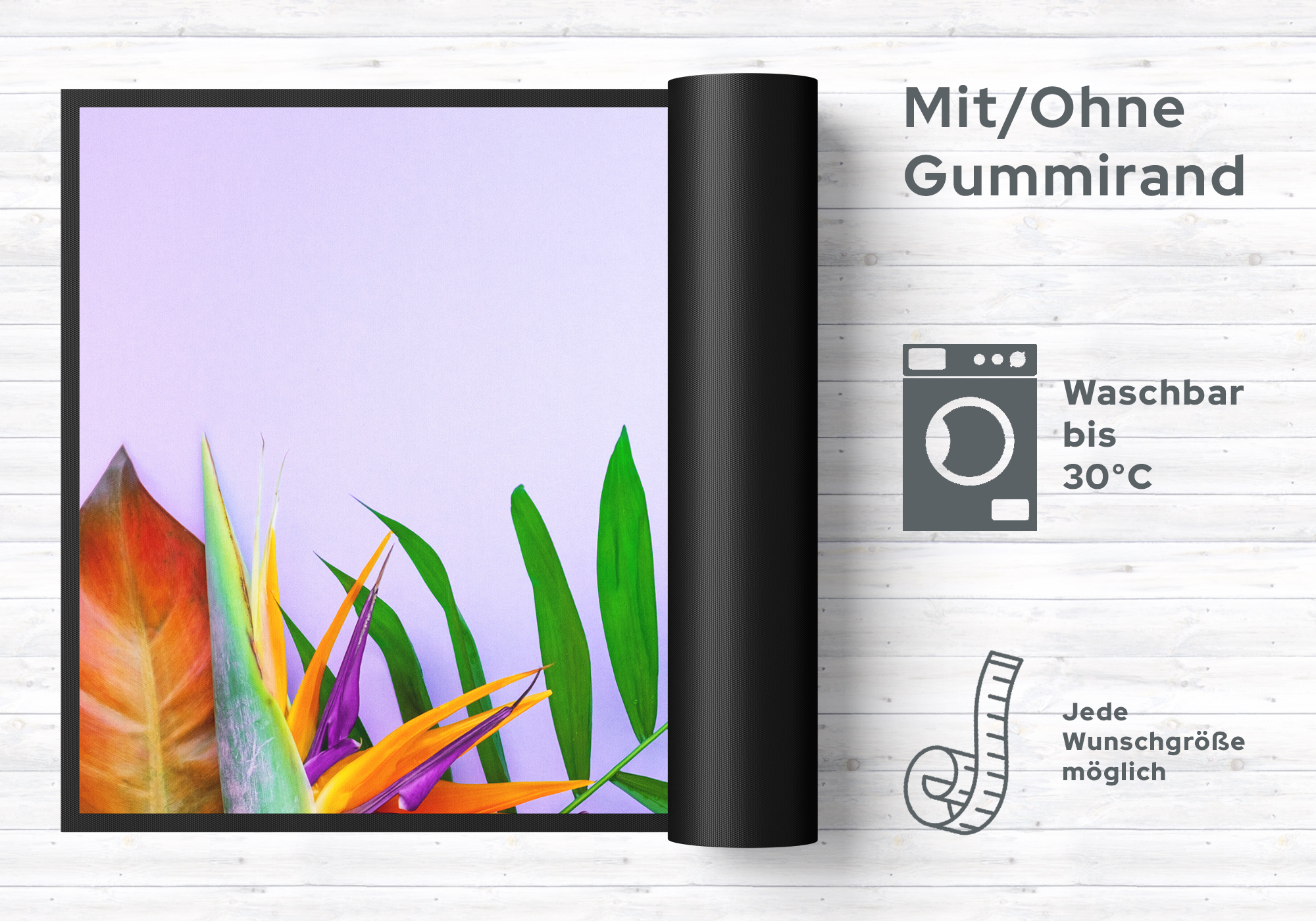 Fussmatte bunte Blätter 10989