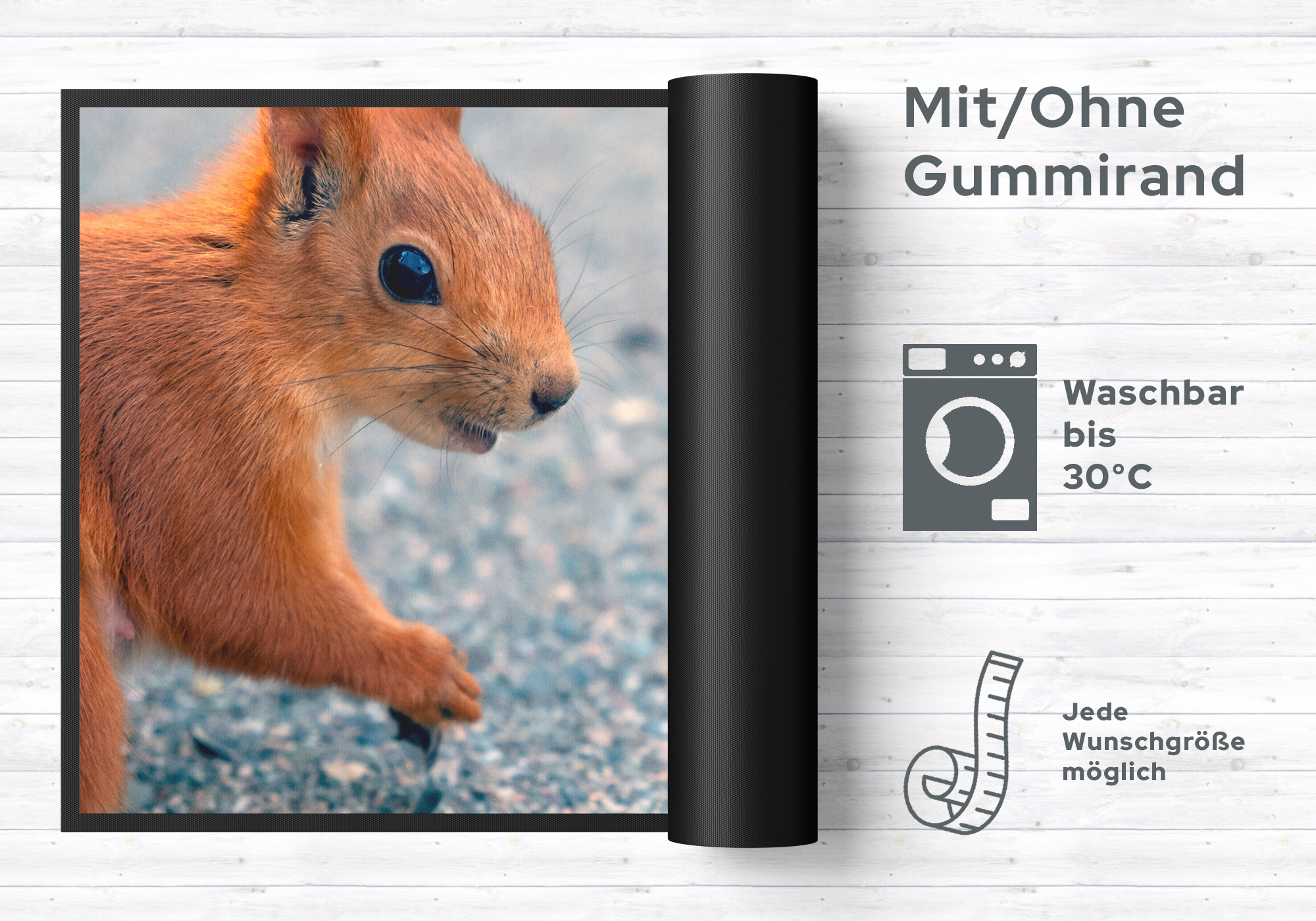 Fussmatte Eichhörnchen 10993