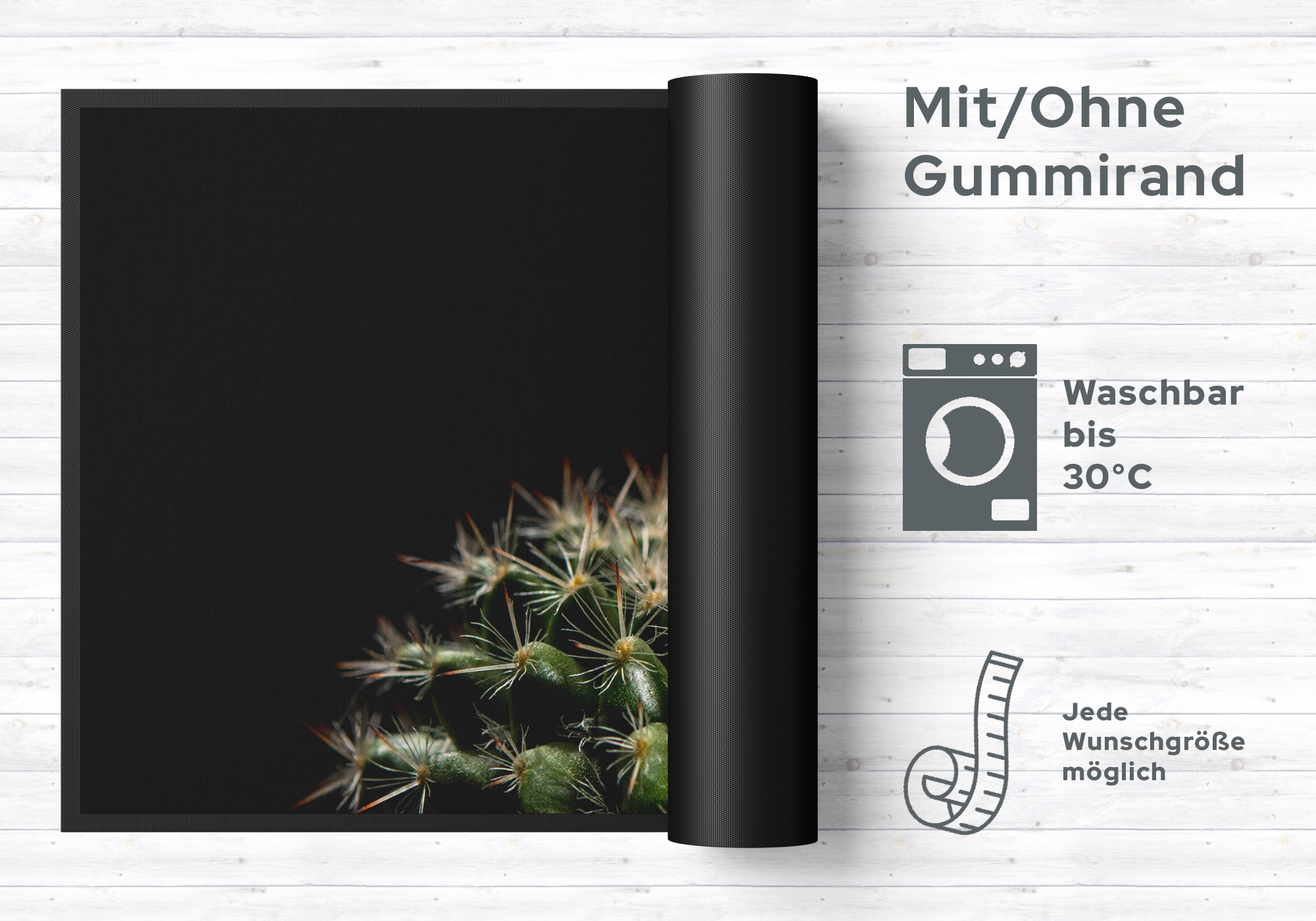 Fussmatte Kaktus 11003