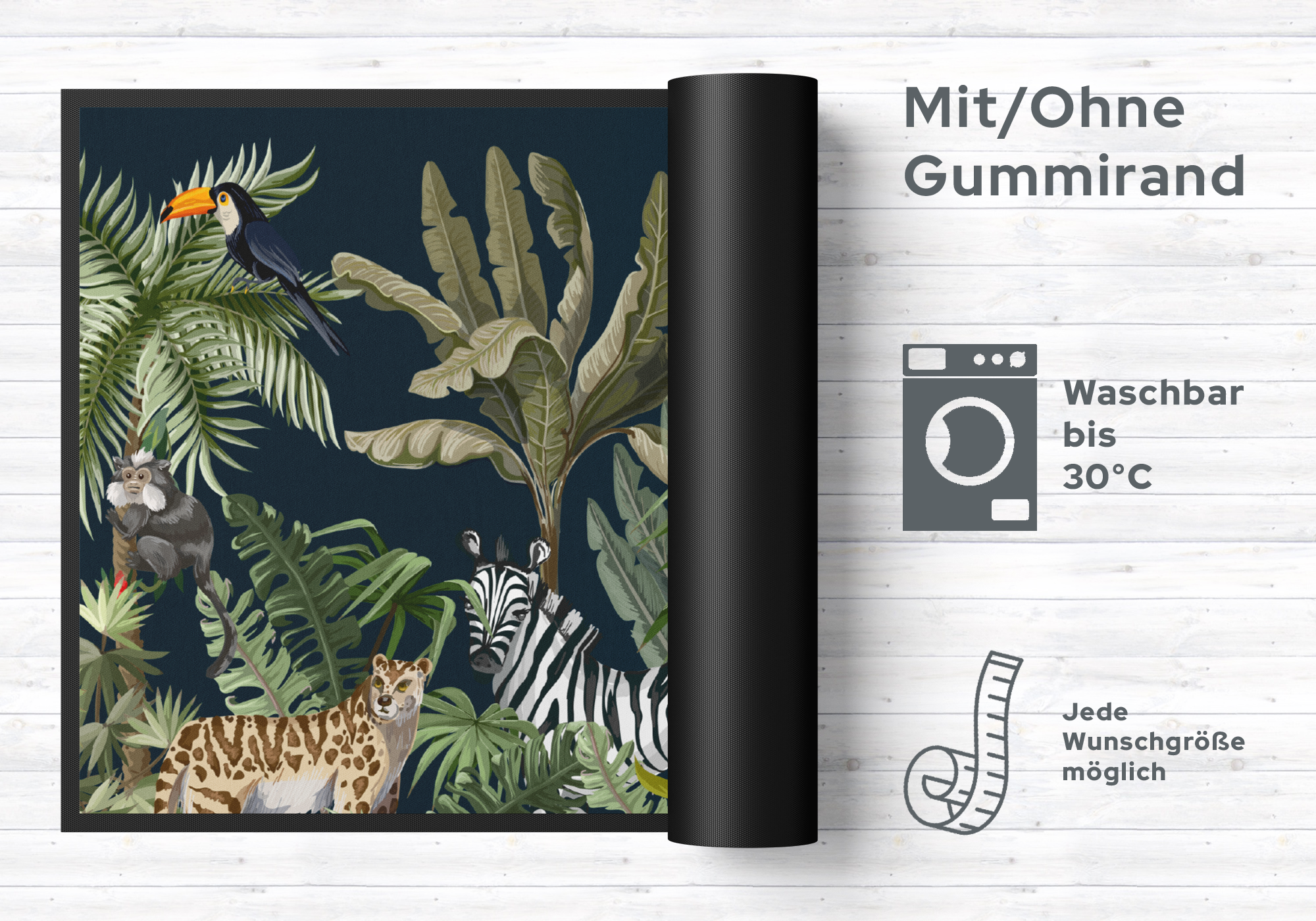 Fussmatte Dschungel 11004