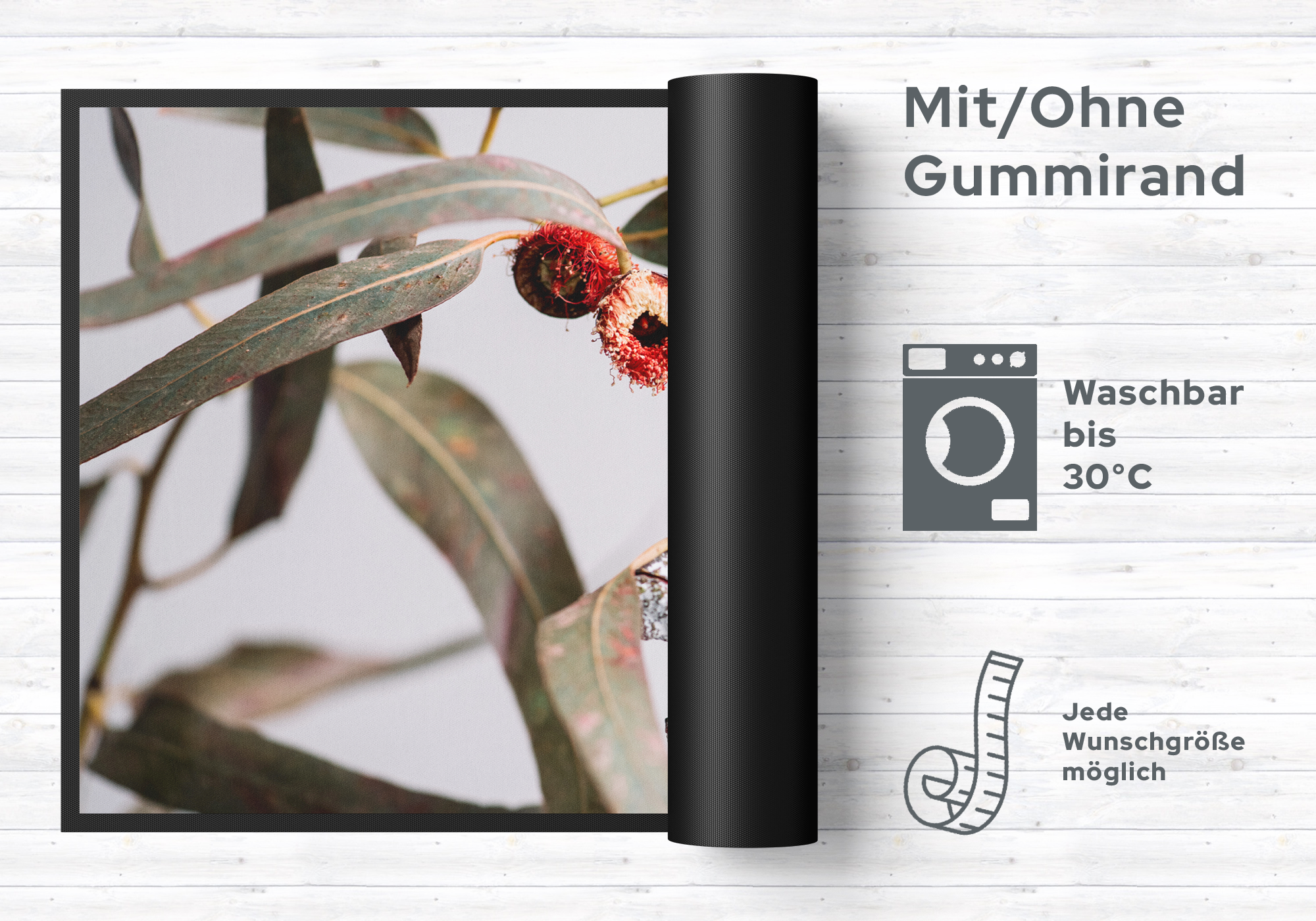 Fussmatte Blumen 11007