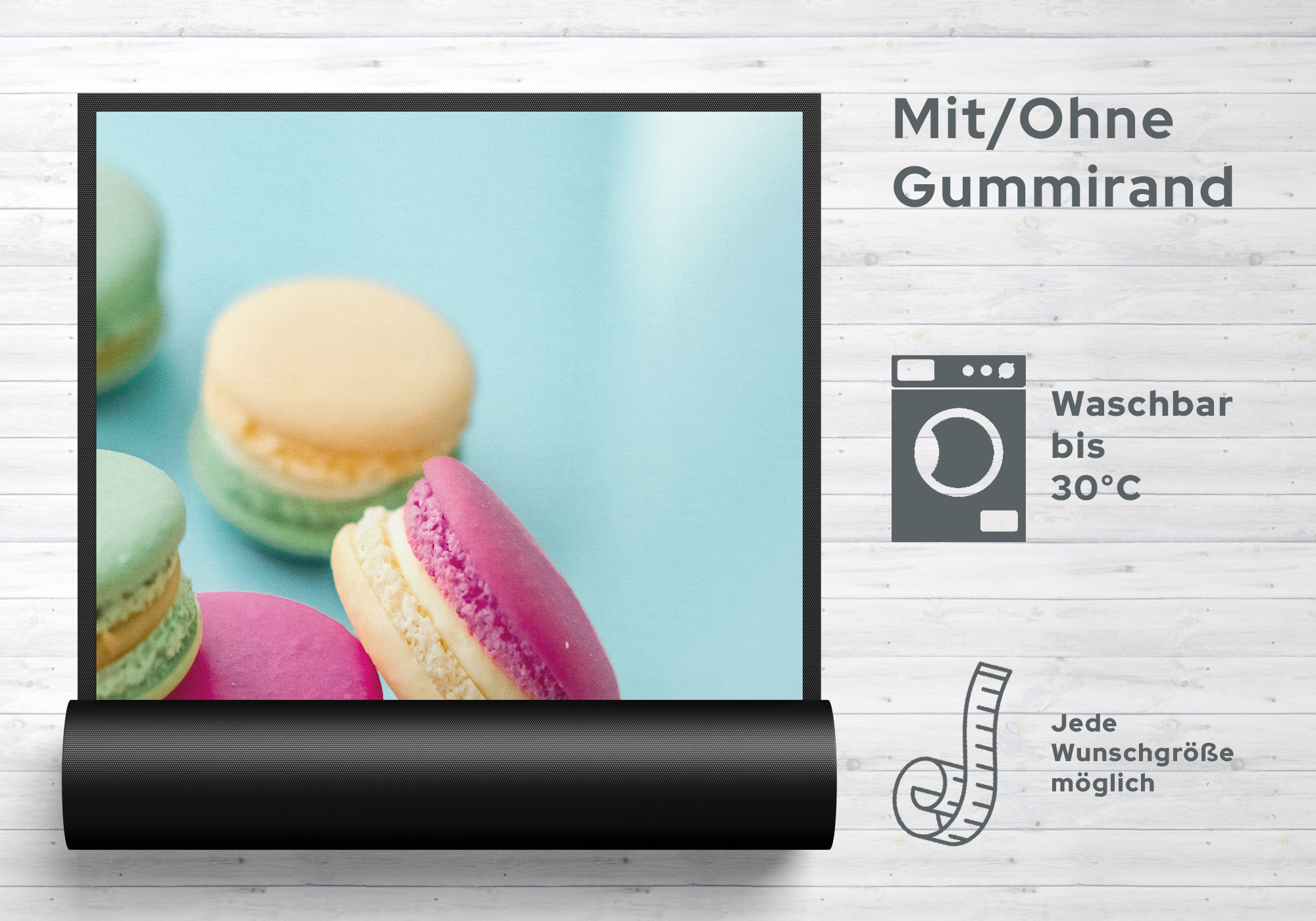 Fussmatte Macarons 11010