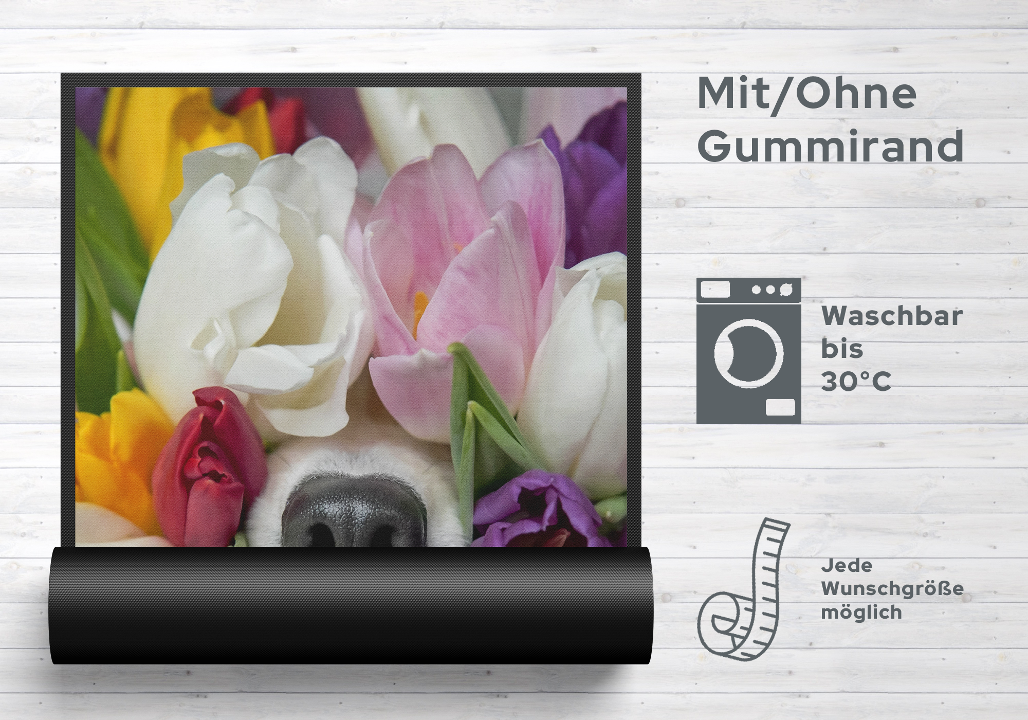 Fussmatte Fellnase 11117