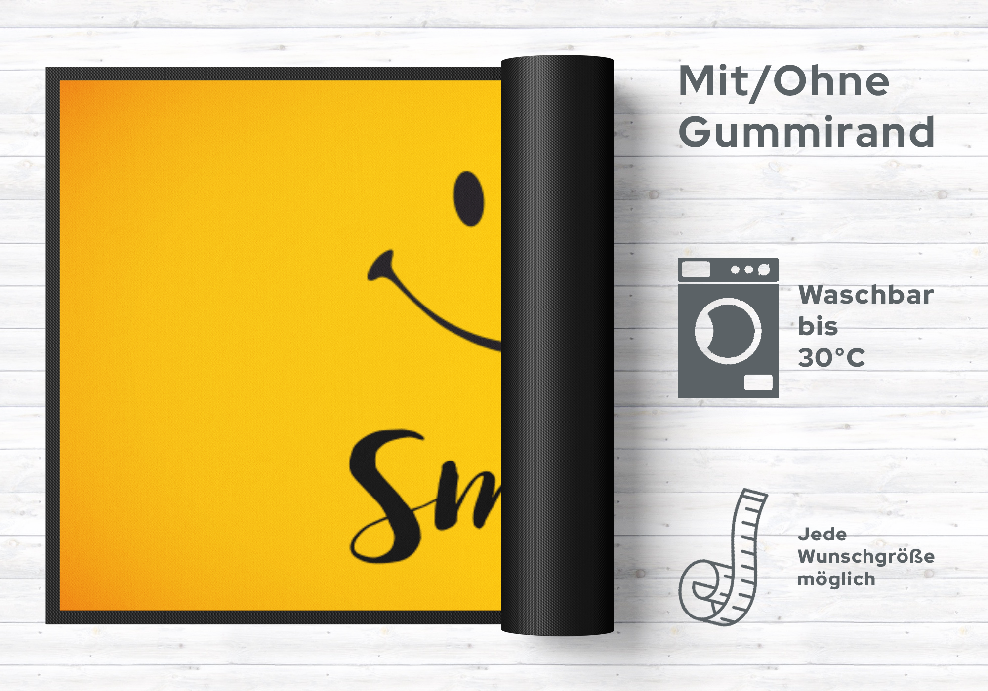 Fussmatte Smile 4009