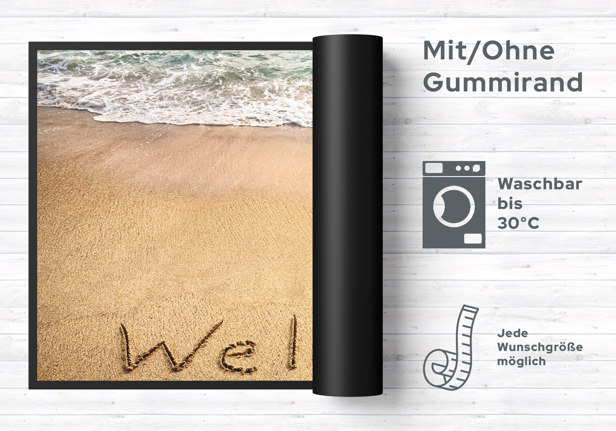 Fussmatte Welcome Beach 4031